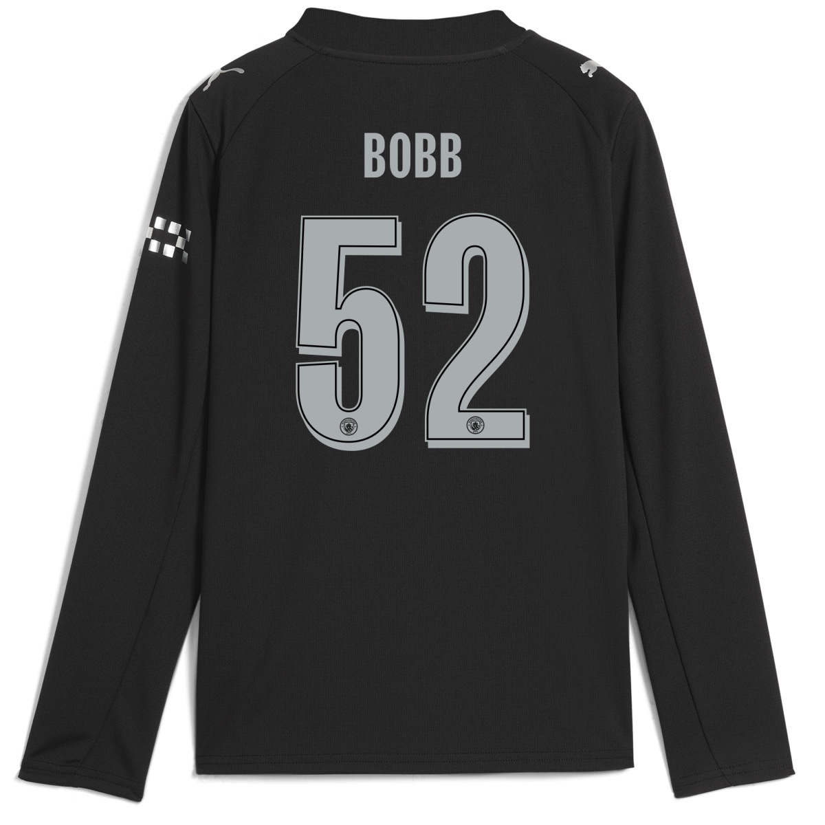 Manchester City kids manchester city man city away jersey 202526 long sleeve with bobb 52 printing Collection - ManchesterCitystore.com