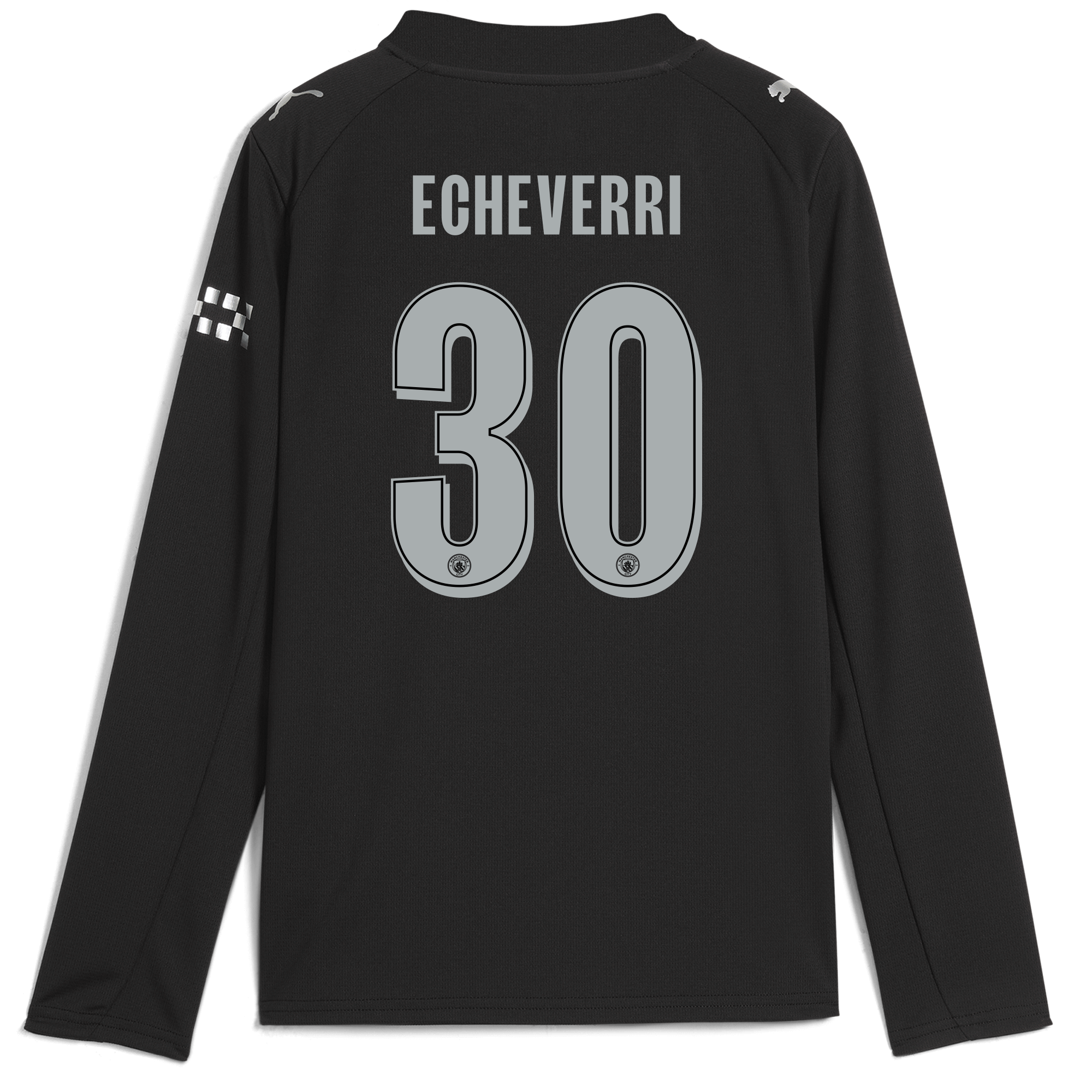 Manchester City kids manchester city man city away jersey 202526 long sleeve with echeverri 30 printing Collection - ManchesterCitystore.com