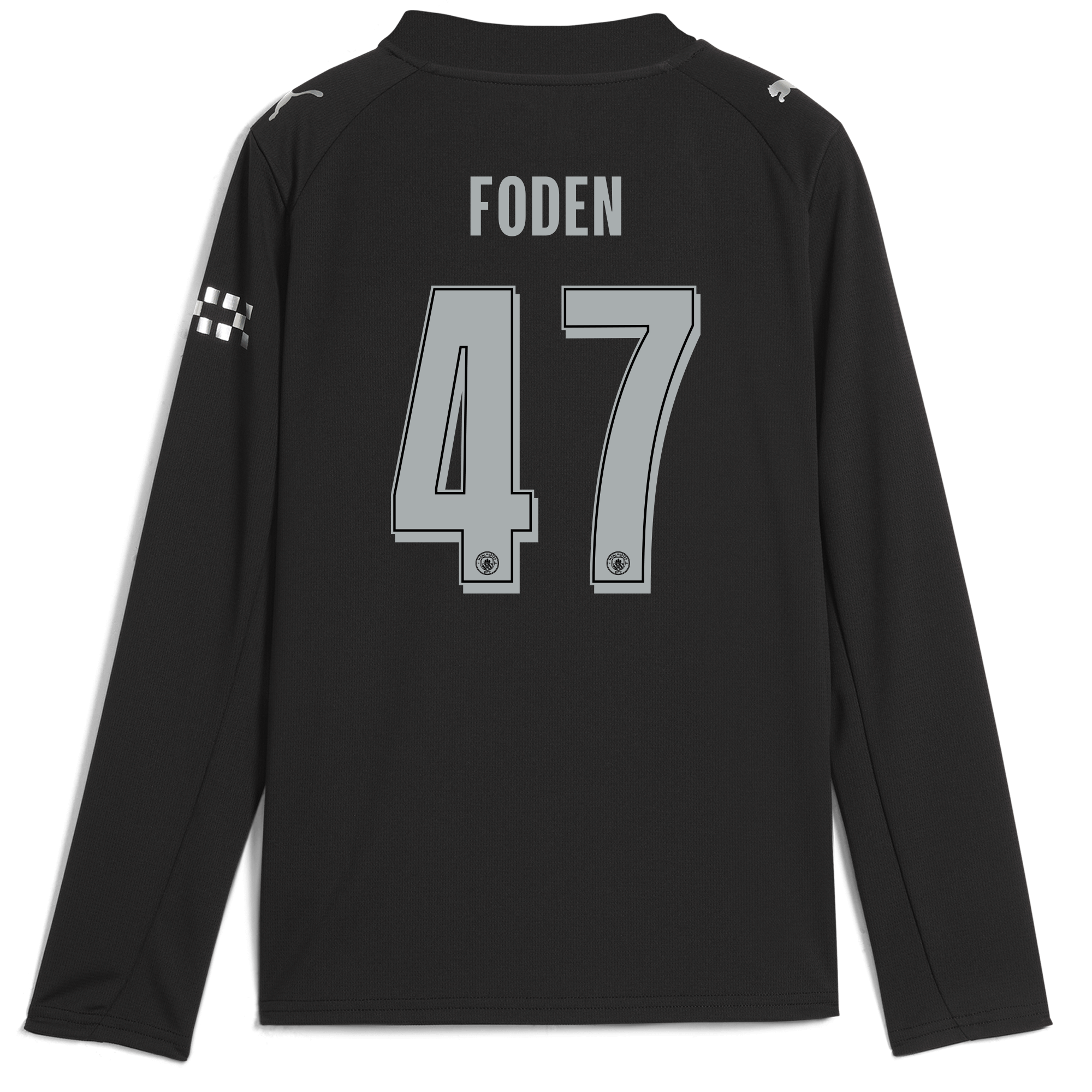 Manchester City kids manchester city man city away jersey 202526 long sleeve with foden 47 printing Collection - ManchesterCitystore.com