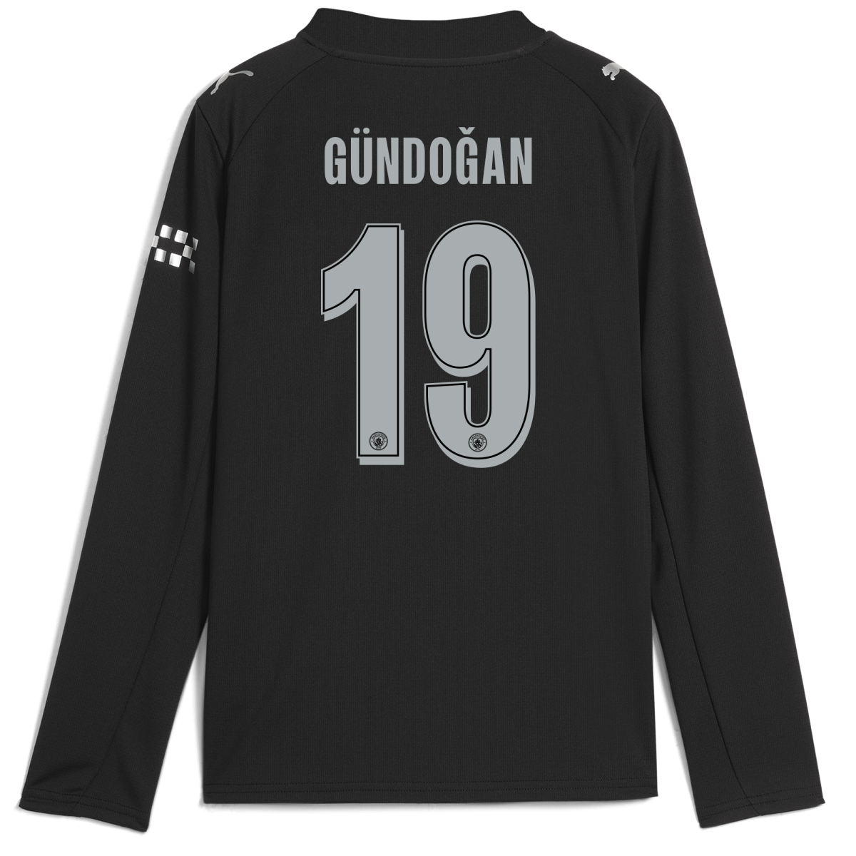 Manchester City kids manchester city man city away jersey 202526 long sleeve with gundogan 19 printing Collection - ManchesterCitystore.com