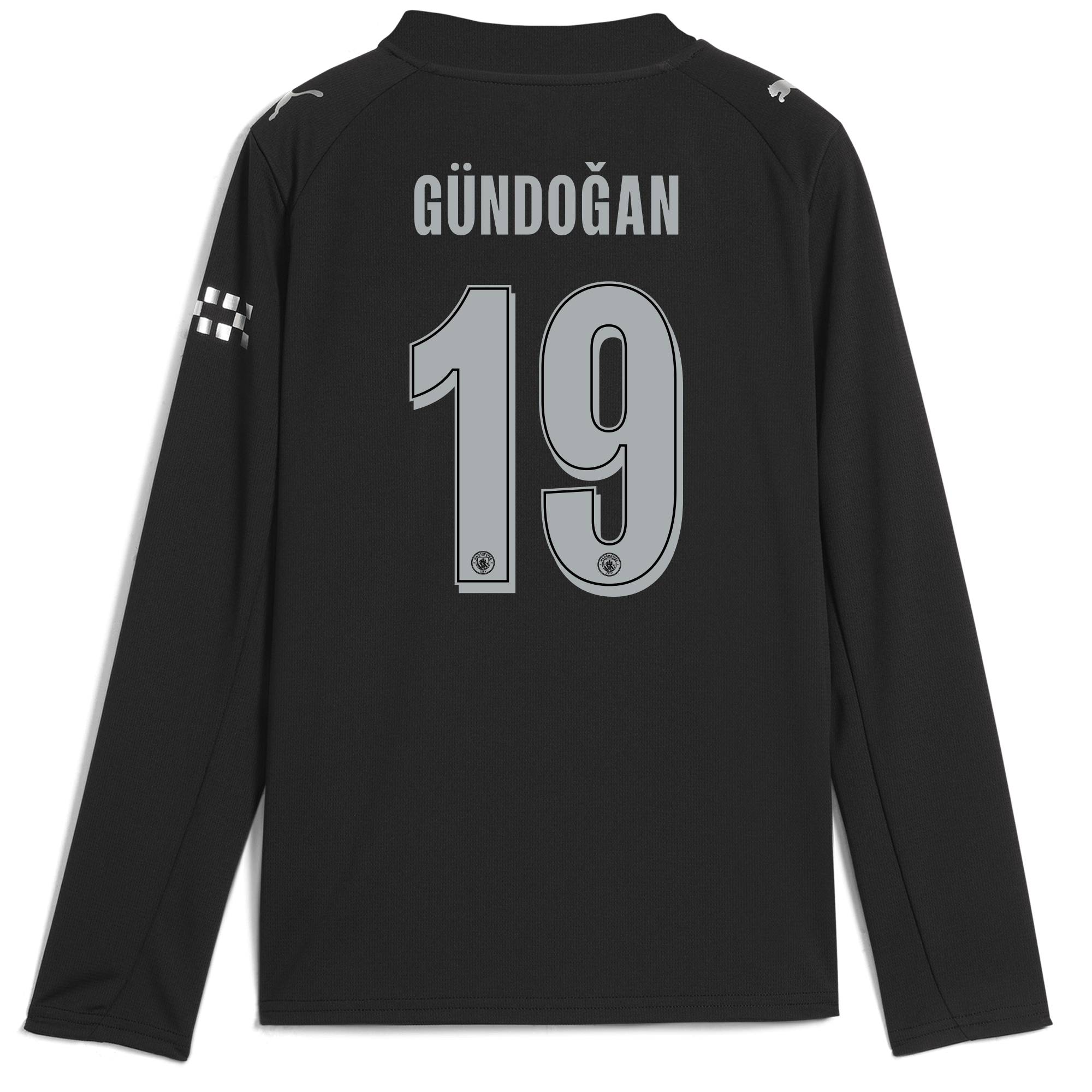 Manchester City kids manchester city man city away jersey 202526 long sleeve with gundogan 19 printing Collection - ManchesterCitystore.com