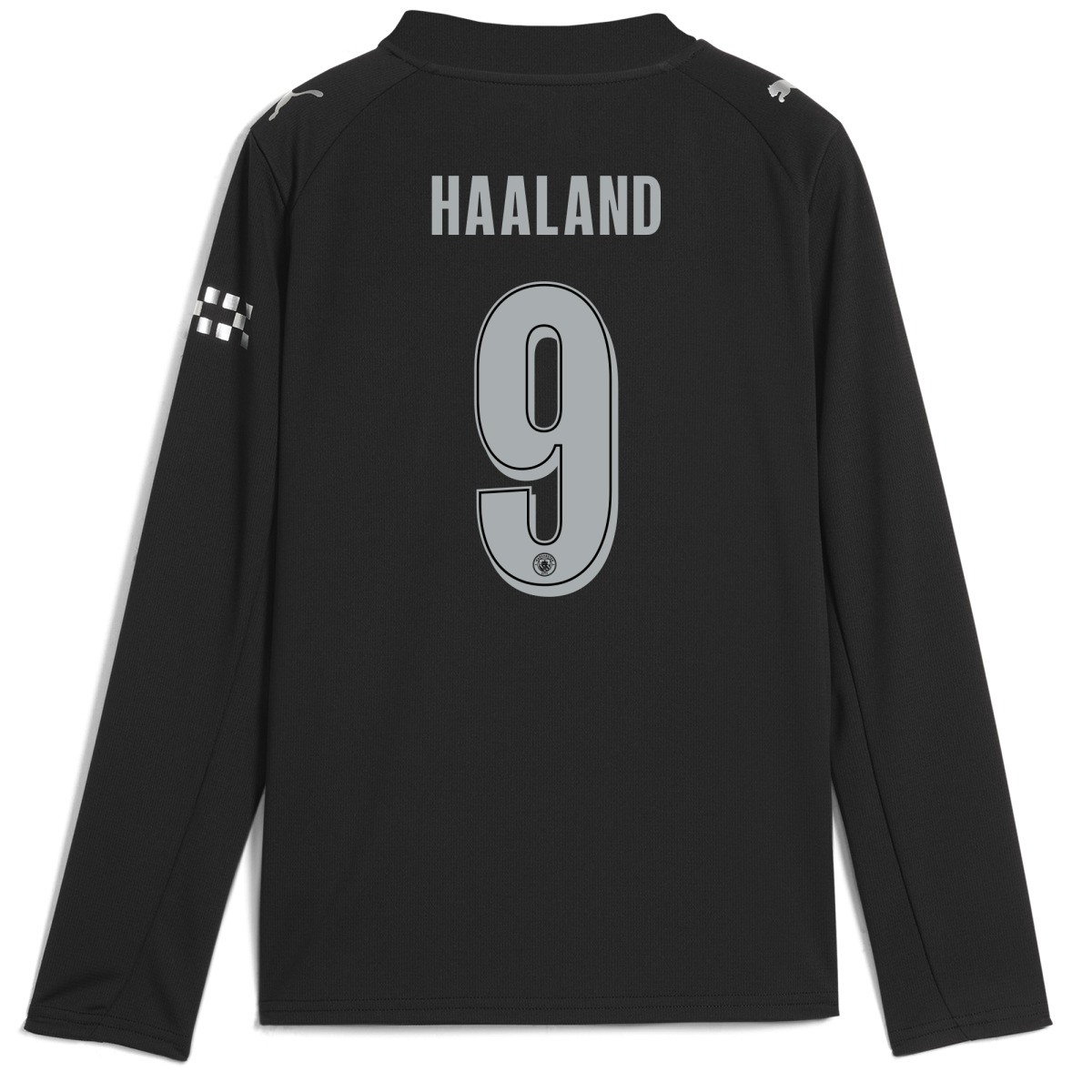 Manchester City kids manchester city man city away jersey 202526 long sleeve with haaland 9 printing Collection - ManchesterCitystore.com
