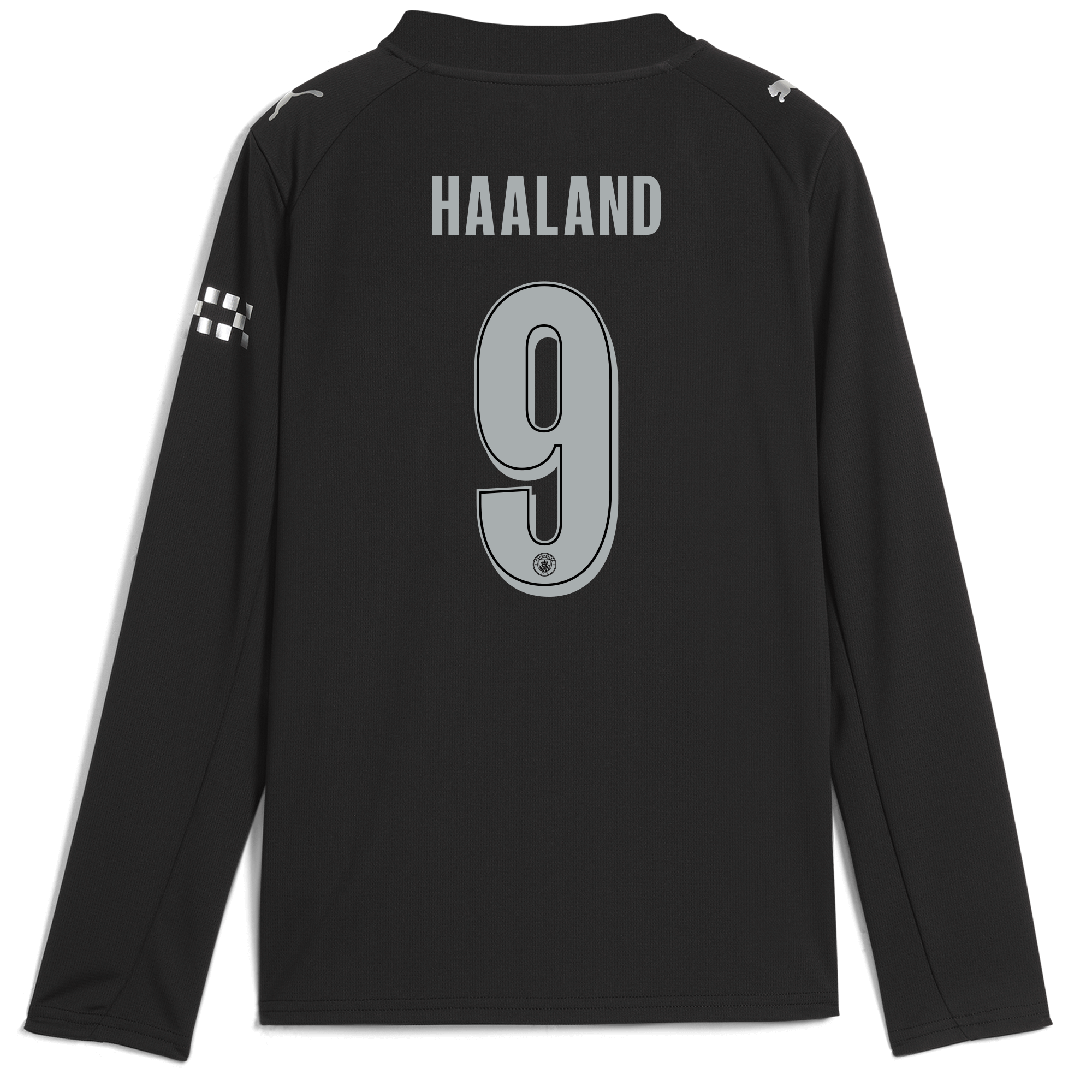 Manchester City kids manchester city man city away jersey 202526 long sleeve with haaland 9 printing Collection - ManchesterCitystore.com
