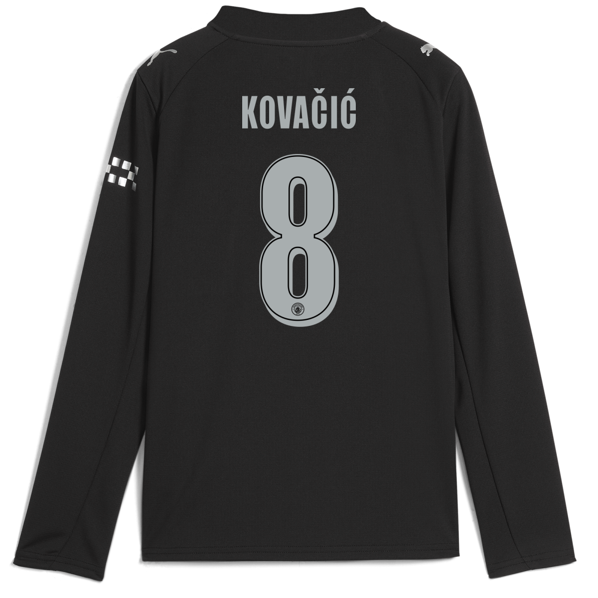 Manchester City kids manchester city man city away jersey 202526 long sleeve with kovacic 8 printing Collection - ManchesterCitystore.com