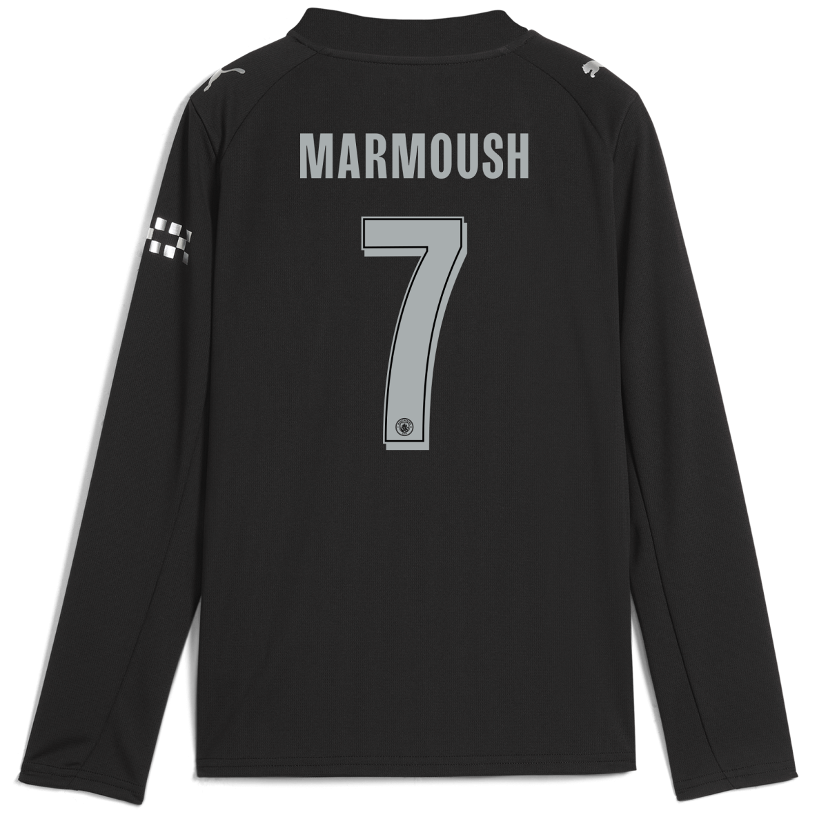 Manchester City kids manchester city man city away jersey 202526 long sleeve with marmoush 7 printing Collection - ManchesterCitystore.com
