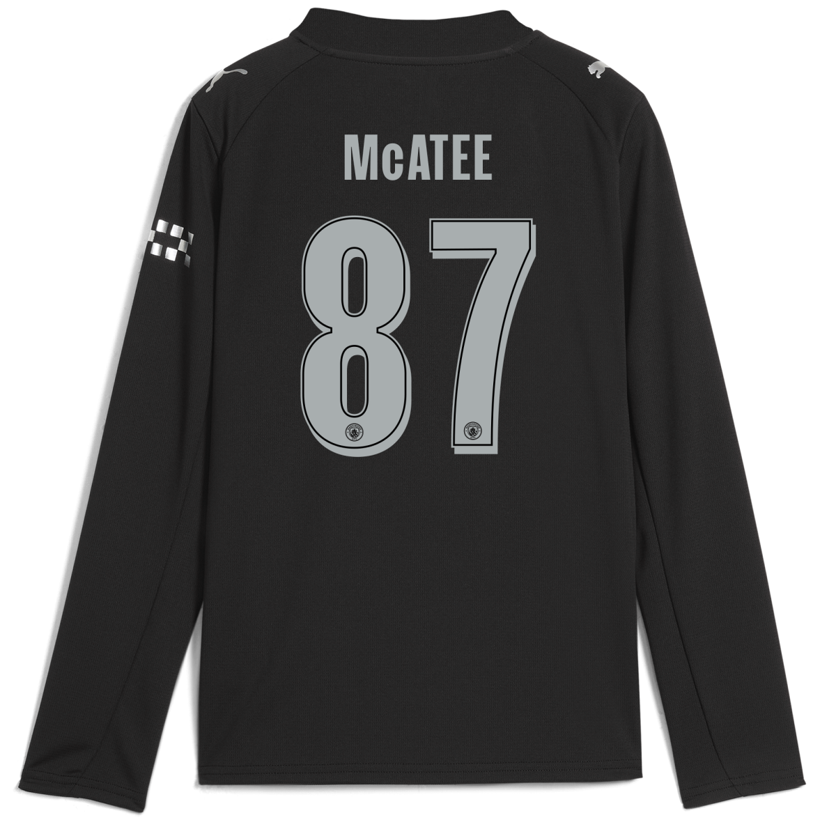 Manchester City kids manchester city man city away jersey 202526 long sleeve with mcatee 87 printing Collection - ManchesterCitystore.com