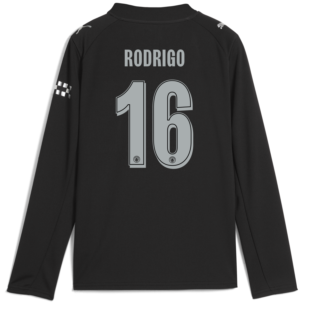 Manchester City kids manchester city man city away jersey 202526 long sleeve with rodrigo 16 printing Collection - ManchesterCitystore.com