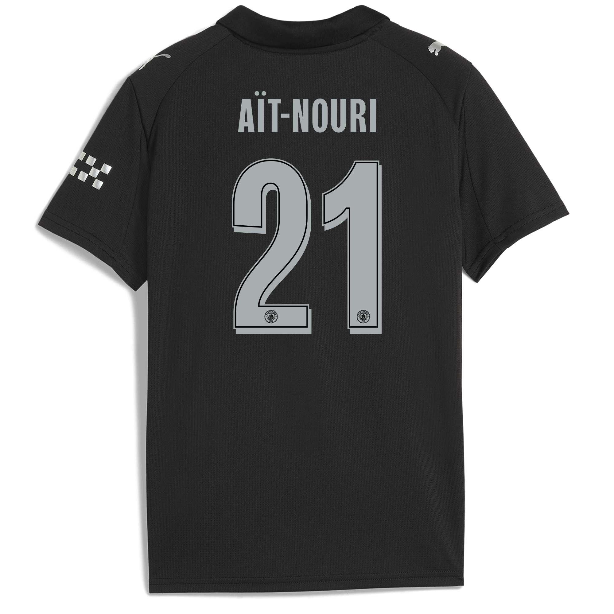 Manchester City kids manchester city man city away jersey 202526 with ait-nouri 21 printing Collection - ManchesterCitystore.com
