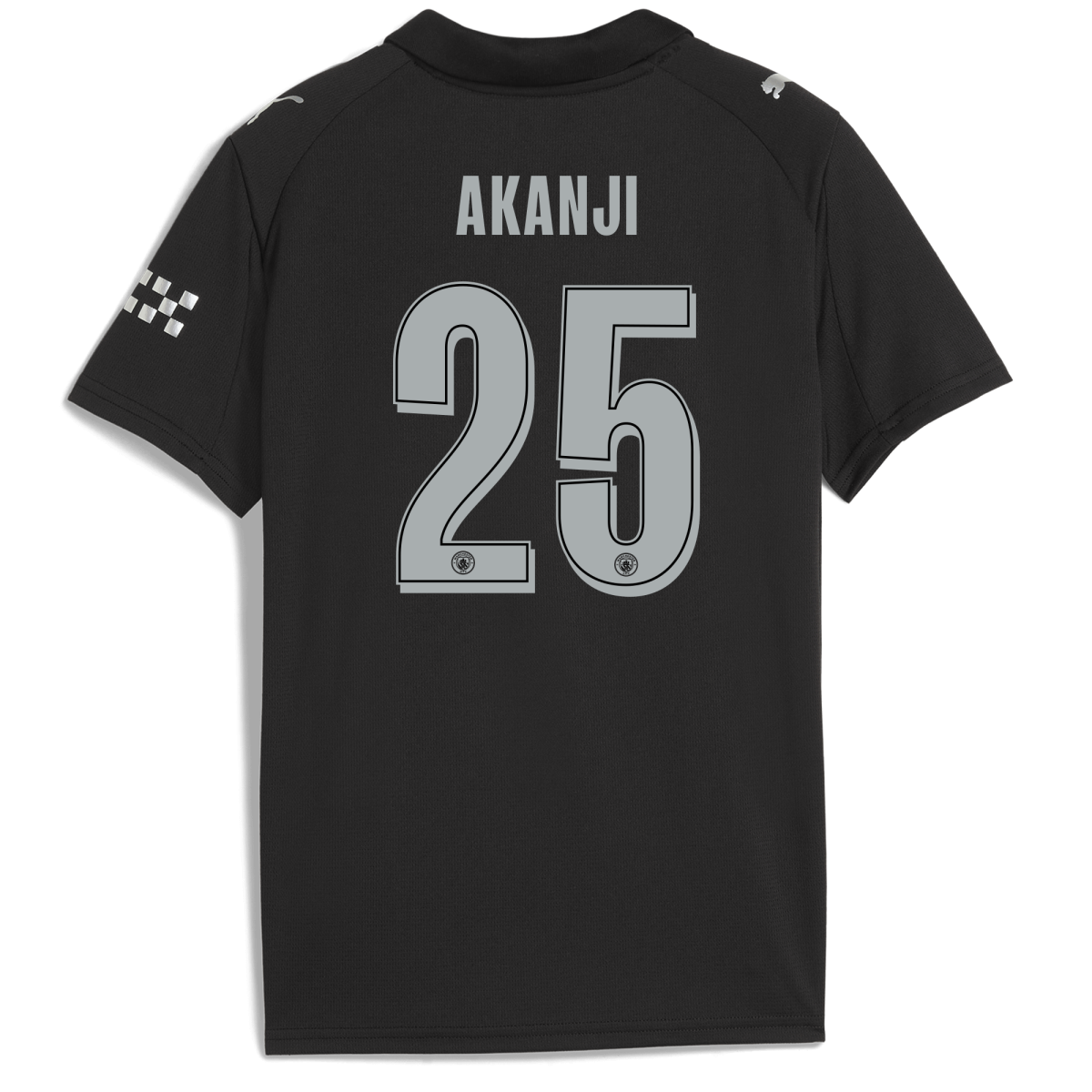 Manchester City kids manchester city man city away jersey 202526 with akanji 25 printing Collection - ManchesterCitystore.com