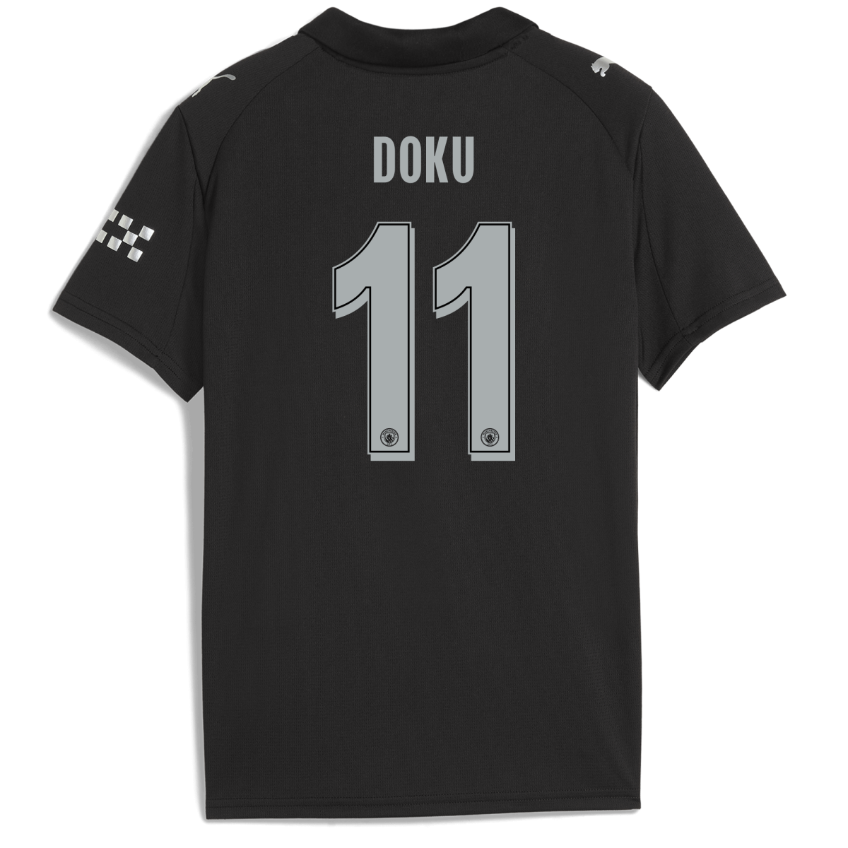 Manchester City kids manchester city man city away jersey 202526 with doku 11 printing Collection - ManchesterCitystore.com