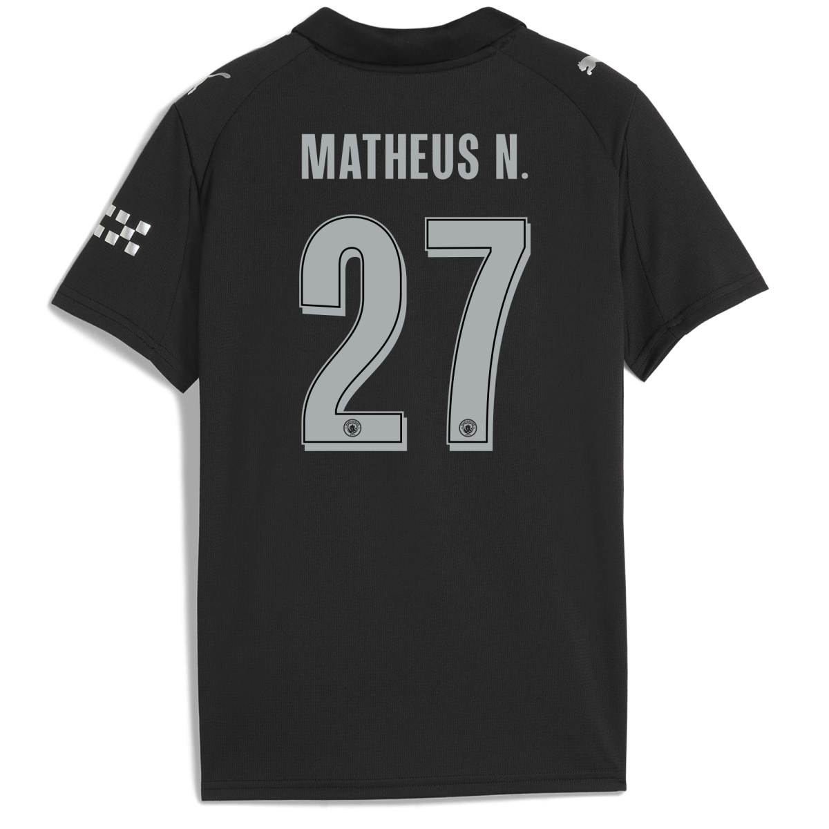 Manchester City kids manchester city man city away jersey 202526 with matheus n. 27 printing Collection - ManchesterCitystore.com