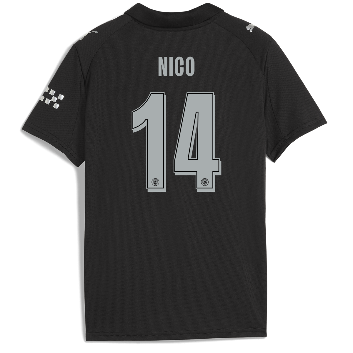 Manchester City kids manchester city man city away jersey 202526 with nico 14 printing Collection - ManchesterCitystore.com