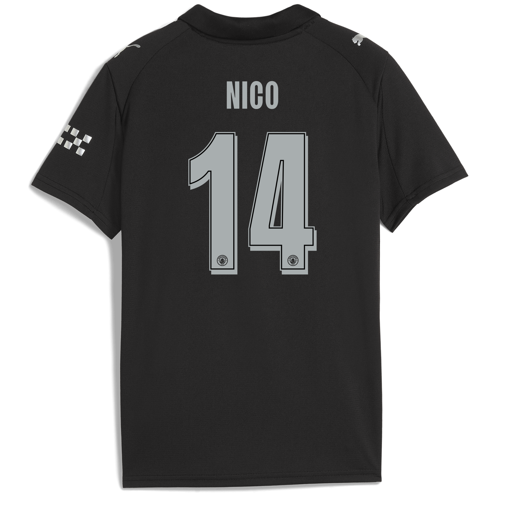Manchester City kids manchester city man city away jersey 202526 with nico 14 printing Collection - ManchesterCitystore.com