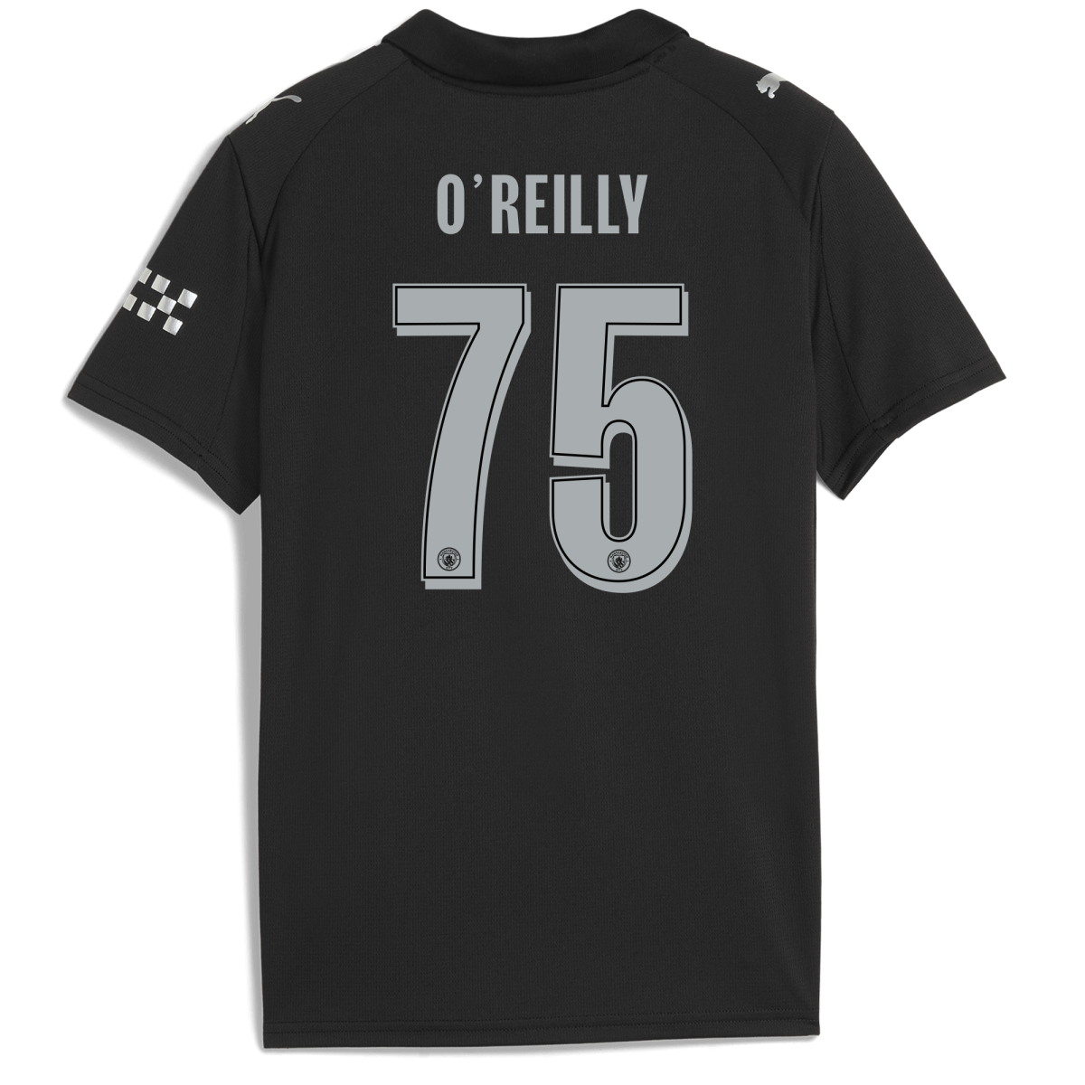 Manchester City kids manchester city man city away jersey 202526 with oreilly 75 printing Collection - ManchesterCitystore.com
