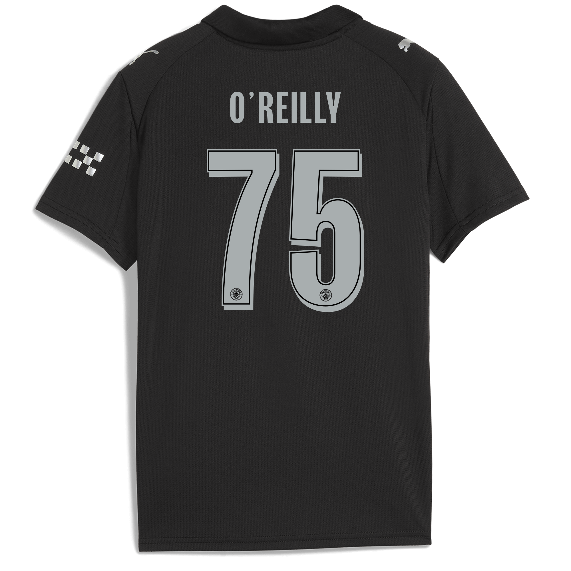 Manchester City kids manchester city man city away jersey 202526 with oreilly 75 printing Collection - ManchesterCitystore.com