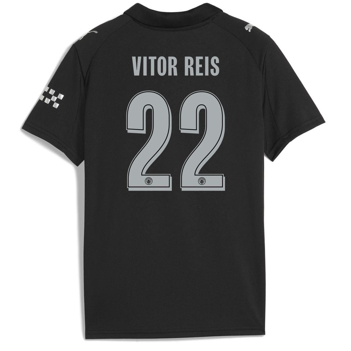 Manchester City kids manchester city man city away jersey 202526 with vitor reis 22 printing Collection - ManchesterCitystore.com