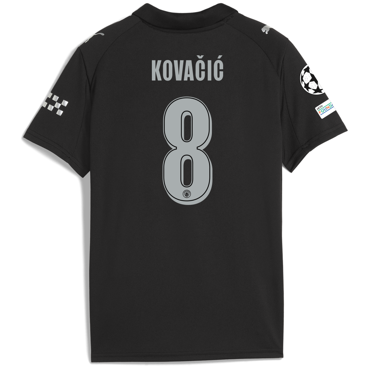 Manchester City kids manchester city man city champions league away jersey 202526 with kovacic 8 printing Collection - ManchesterCitystore.com
