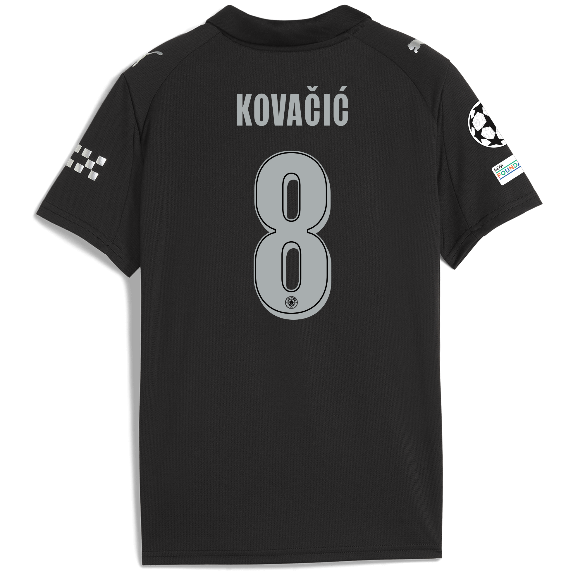 Manchester City kids manchester city man city champions league away jersey 202526 with kovacic 8 printing Collection - ManchesterCitystore.com