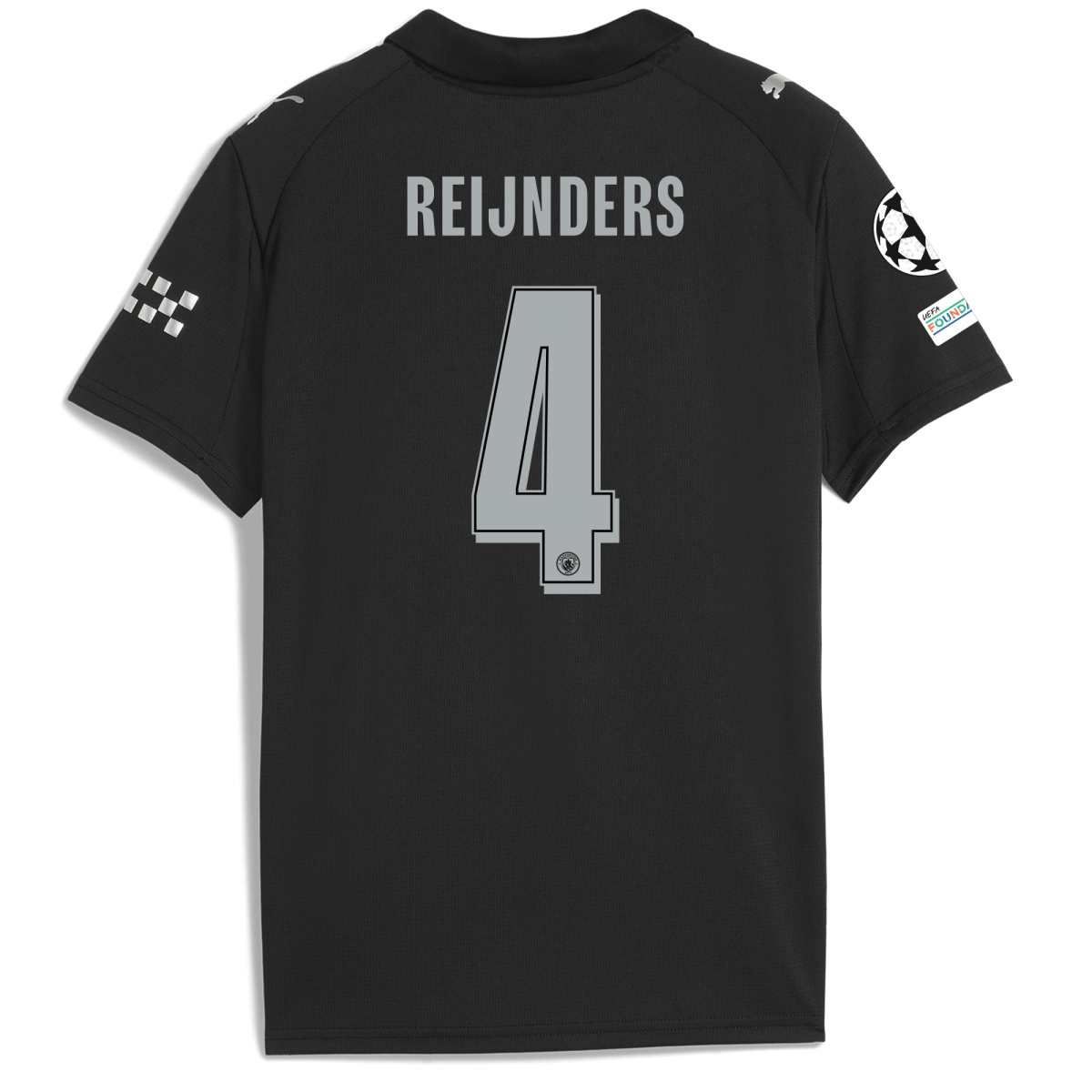 Manchester City kids manchester city man city champions league away jersey 202526 with reijnders 4 printing Collection - ManchesterCitystore.com