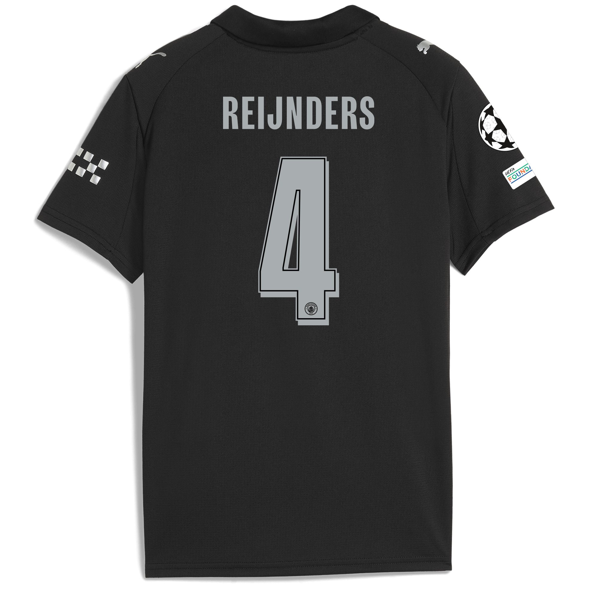 Manchester City kids manchester city man city champions league away jersey 202526 with reijnders 4 printing Collection - ManchesterCitystore.com