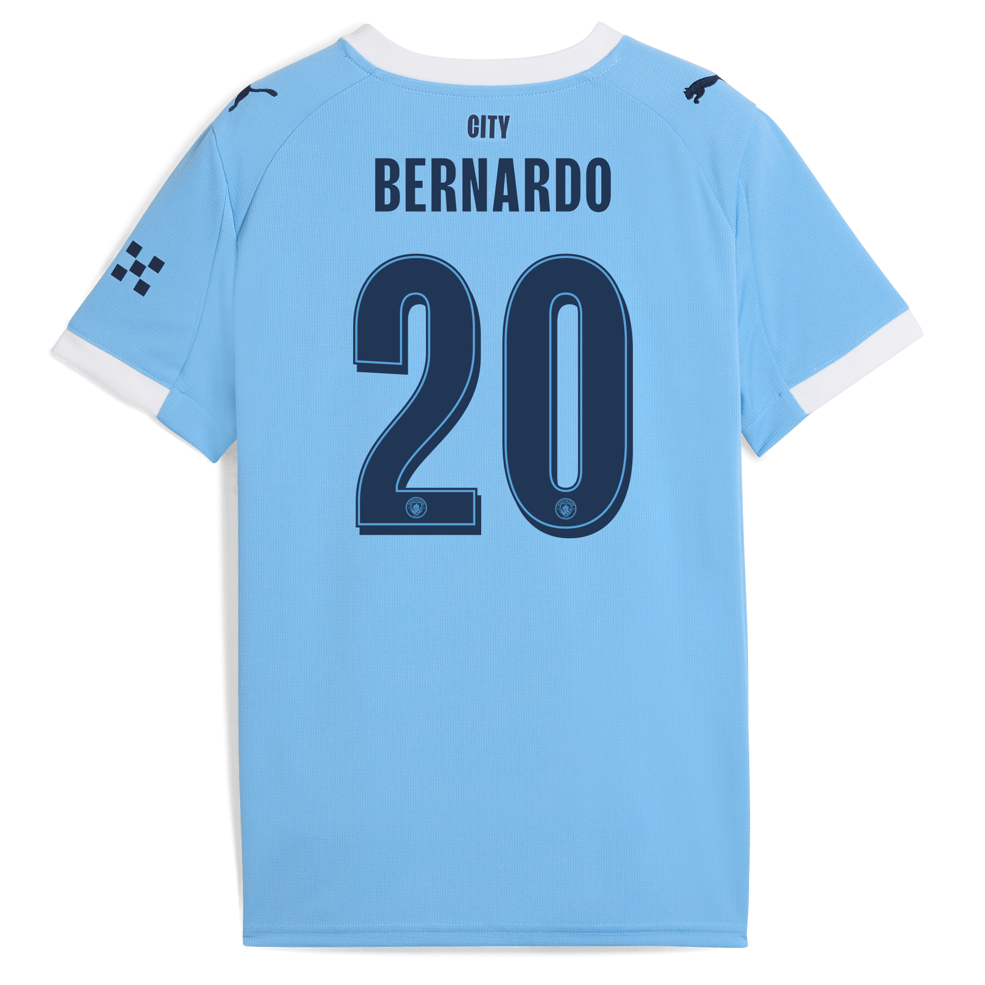 Manchester City kids manchester city man city home jersey 202526 with bernardo 20 printing Collection - ManchesterCitystore.com