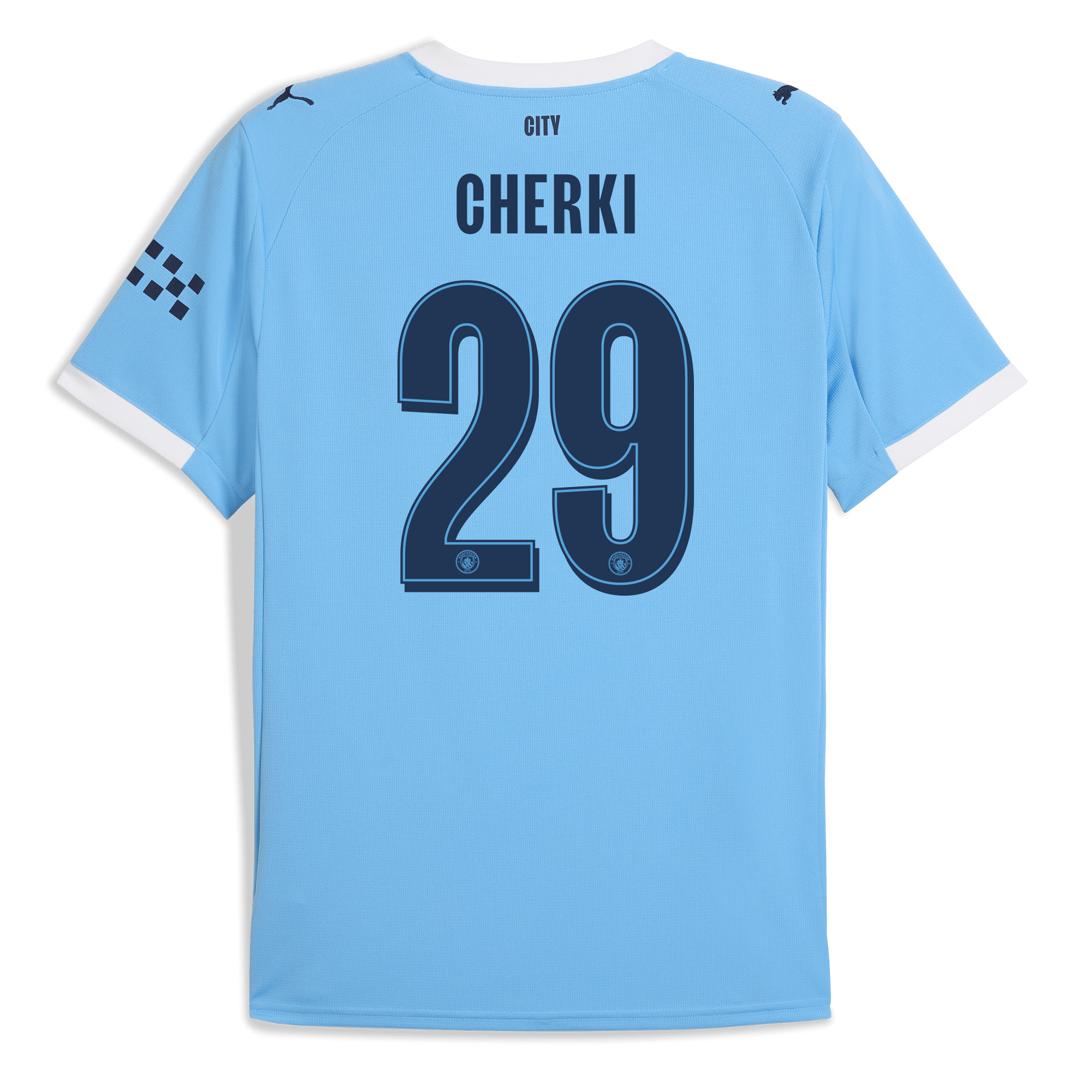Manchester City kids manchester city man city home jersey 202526 with cherki 29 printing Collection - ManchesterCitystore.com