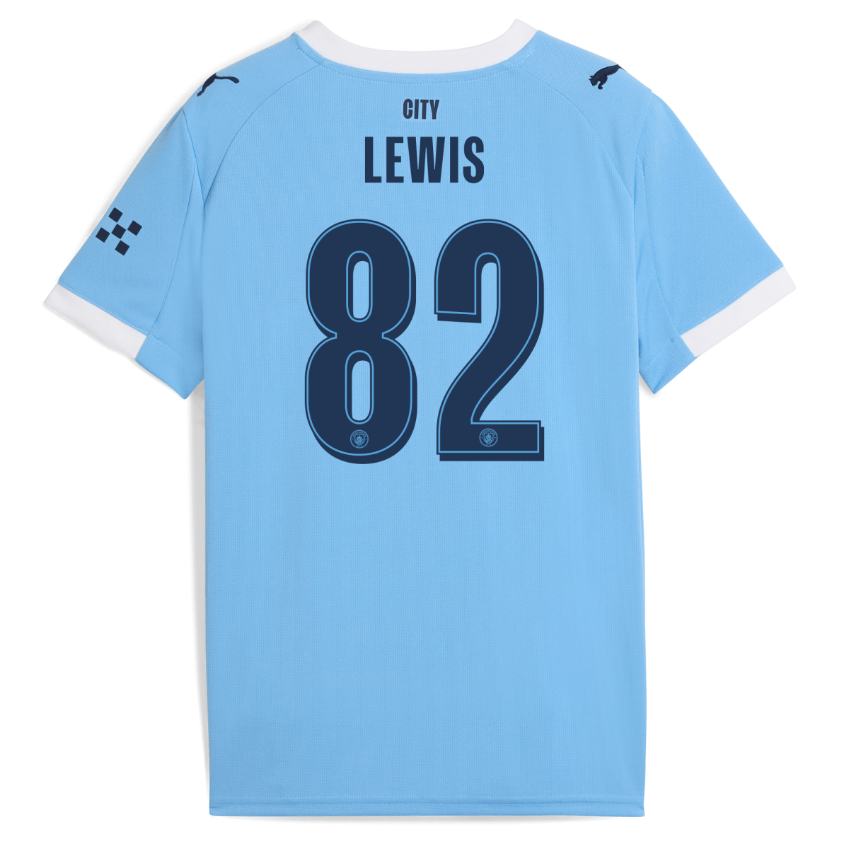 Manchester City kids manchester city man city home jersey 202526 with lewis 82 printing Collection - ManchesterCitystore.com