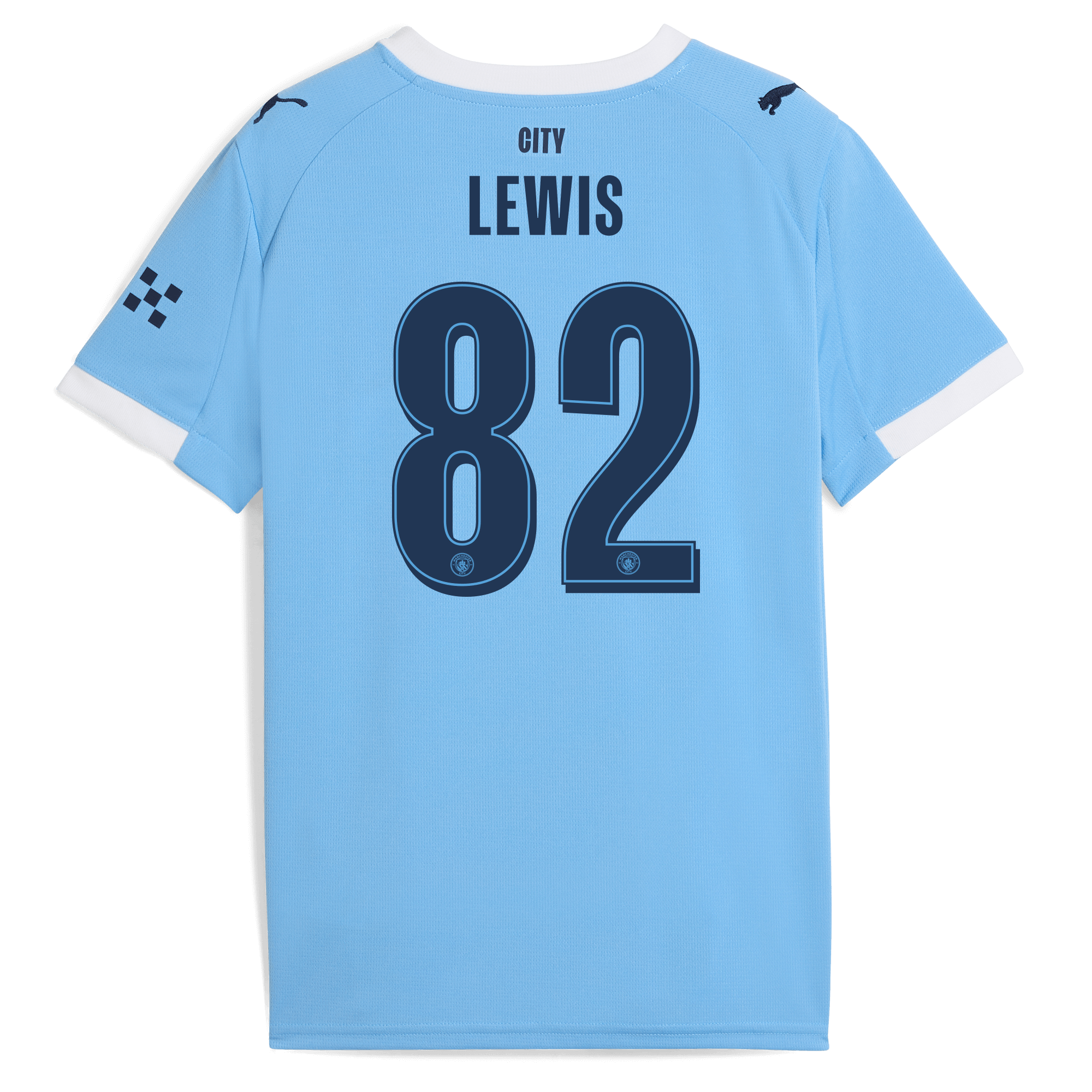 Manchester City kids manchester city man city home jersey 202526 with lewis 82 printing Collection - ManchesterCitystore.com