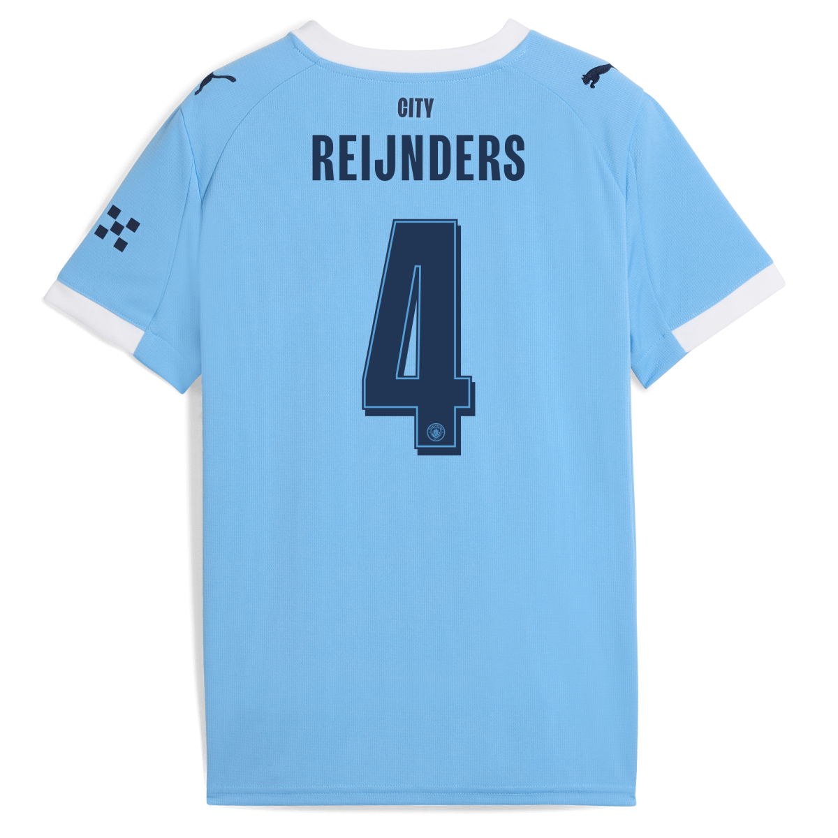 Manchester City kids manchester city man city home jersey 202526 with reijnders 4 printing Collection - ManchesterCitystore.com