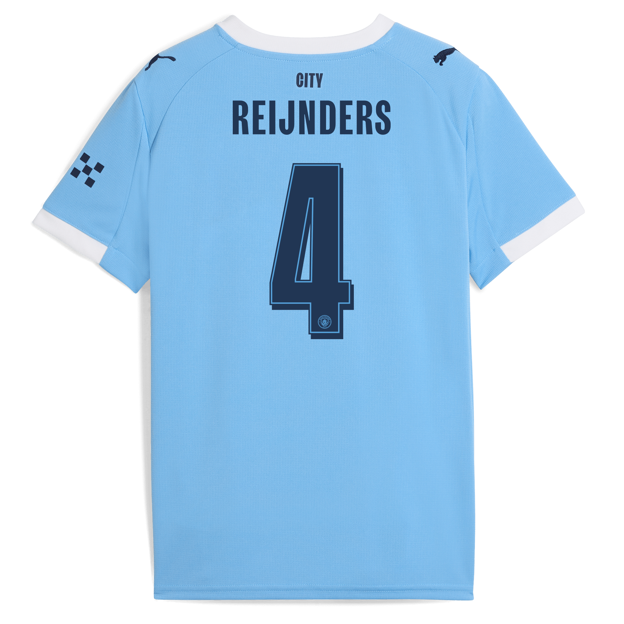 Manchester City kids manchester city man city home jersey 202526 with reijnders 4 printing Collection - ManchesterCitystore.com