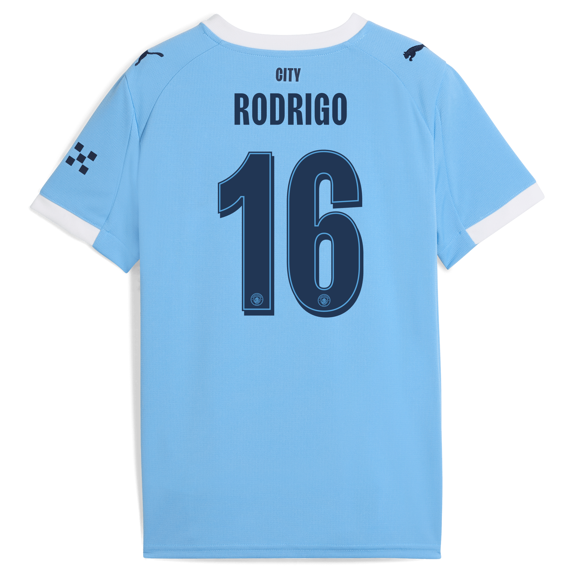 Manchester City kids manchester city man city home jersey 202526 with rodrigo 16 printing Collection - ManchesterCitystore.com