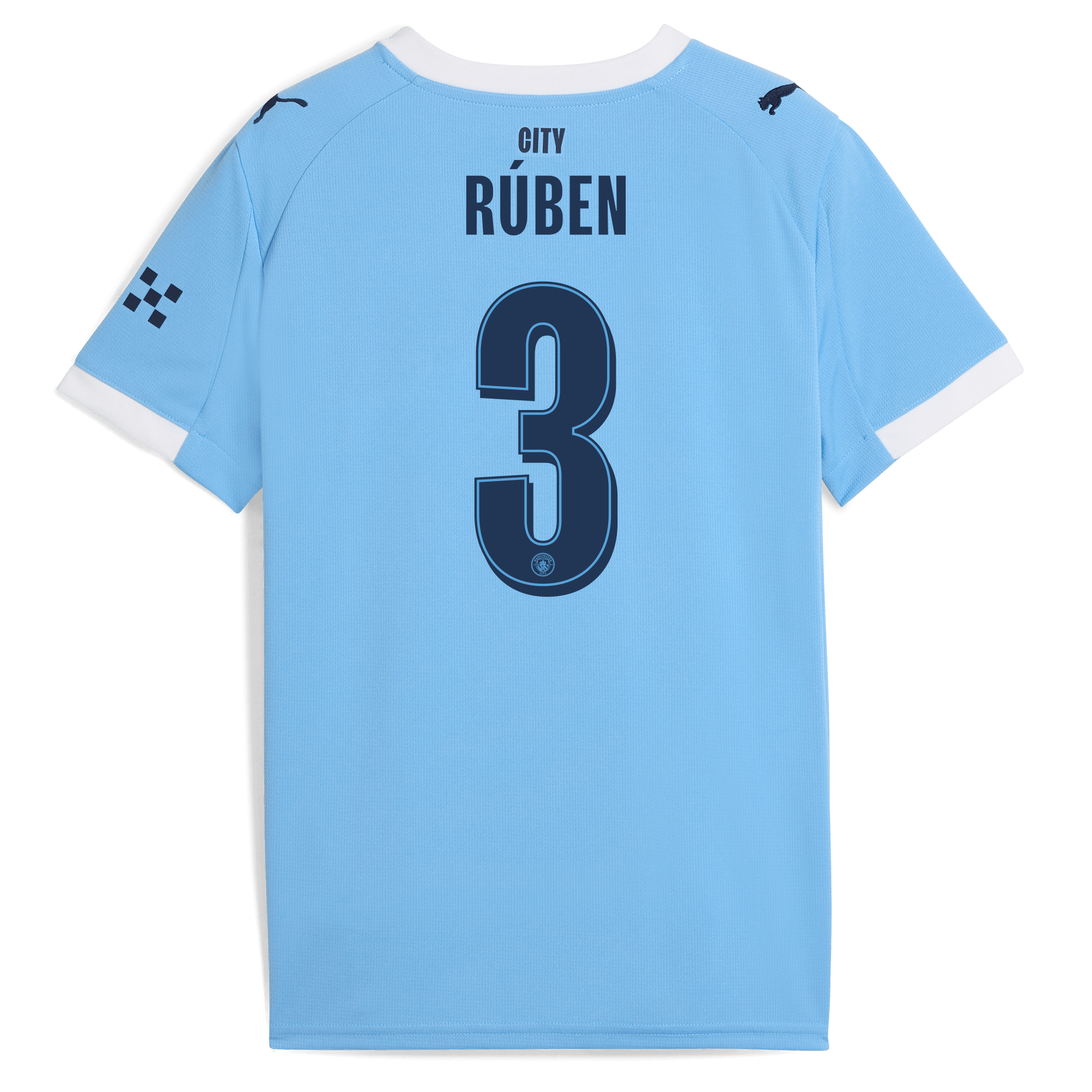 Manchester City kids manchester city man city home jersey 202526 with ruben 3 printing Collection - ManchesterCitystore.com