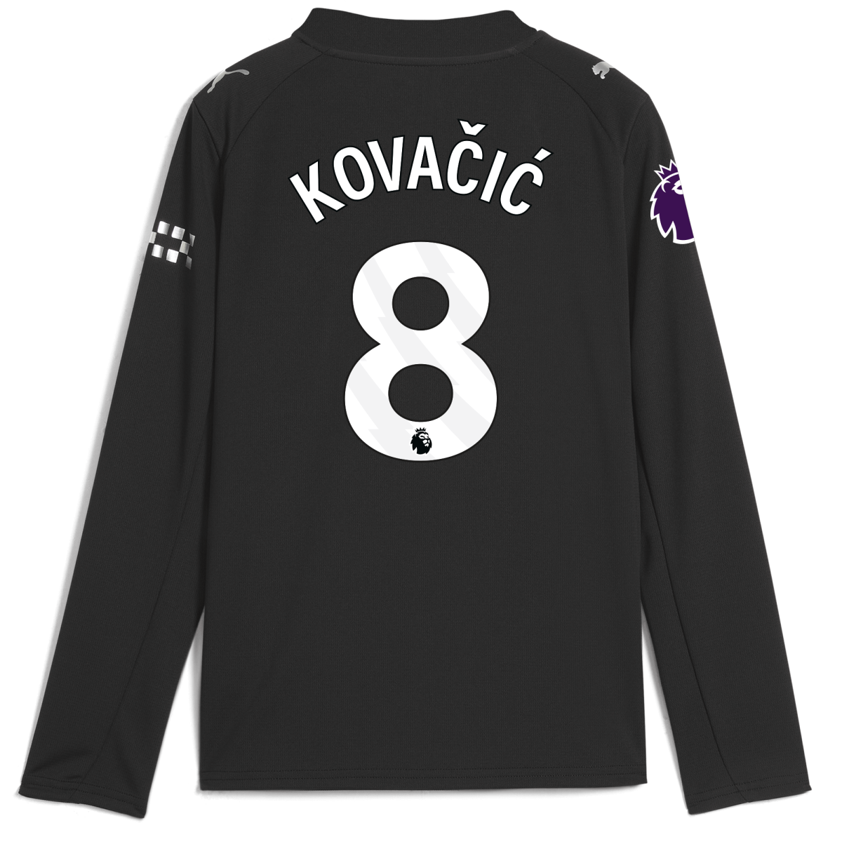 Manchester City kids manchester city premier league away jersey 202526 long sleeve with kovacic 8 printing Collection - ManchesterCitystore.com