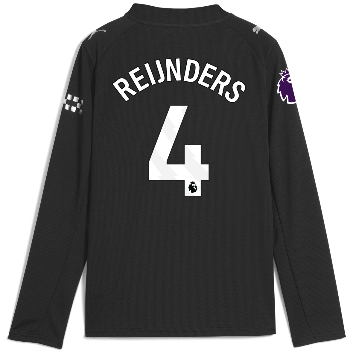Manchester City kids manchester city premier league away jersey 202526 long sleeve with reijnders 4 printing Collection - ManchesterCitystore.com