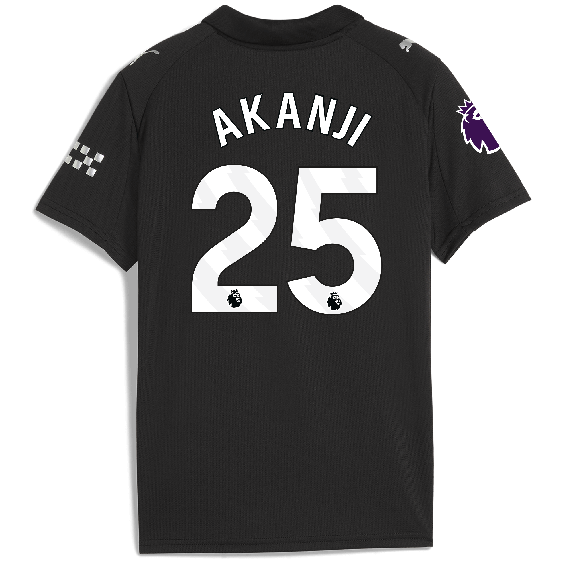 Manchester City kids manchester city premier league away jersey 202526 with akanji 25 printing Collection - ManchesterCitystore.com