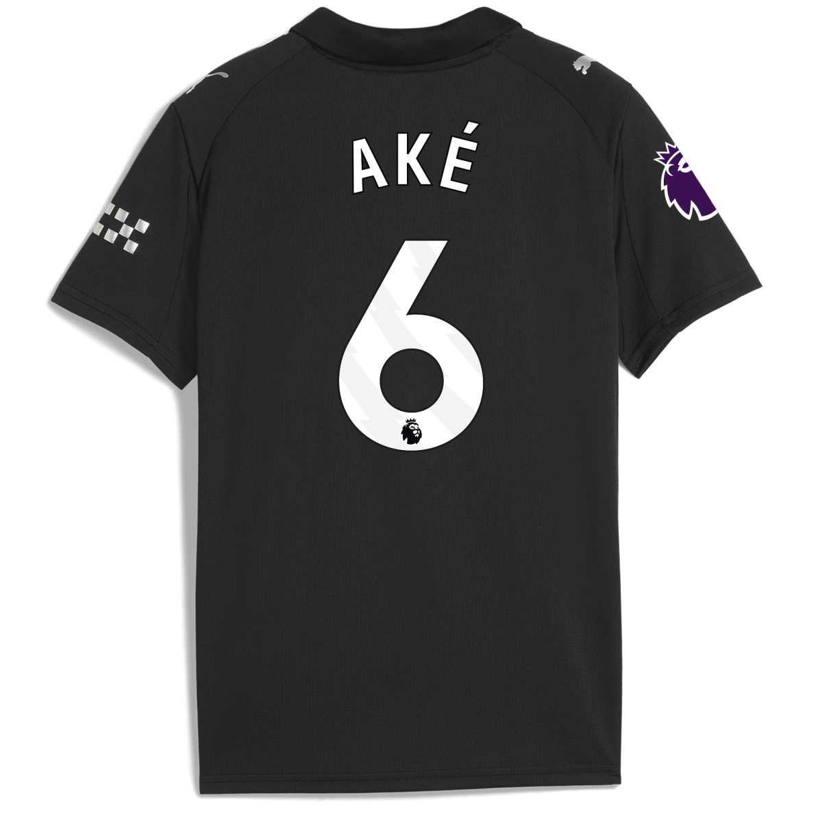 Manchester City kids manchester city premier league away jersey 202526 with ake 6 printing Collection - ManchesterCitystore.com