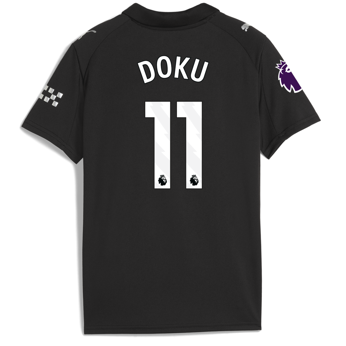 Manchester City kids manchester city premier league away jersey 202526 with doku 11 printing Collection - ManchesterCitystore.com