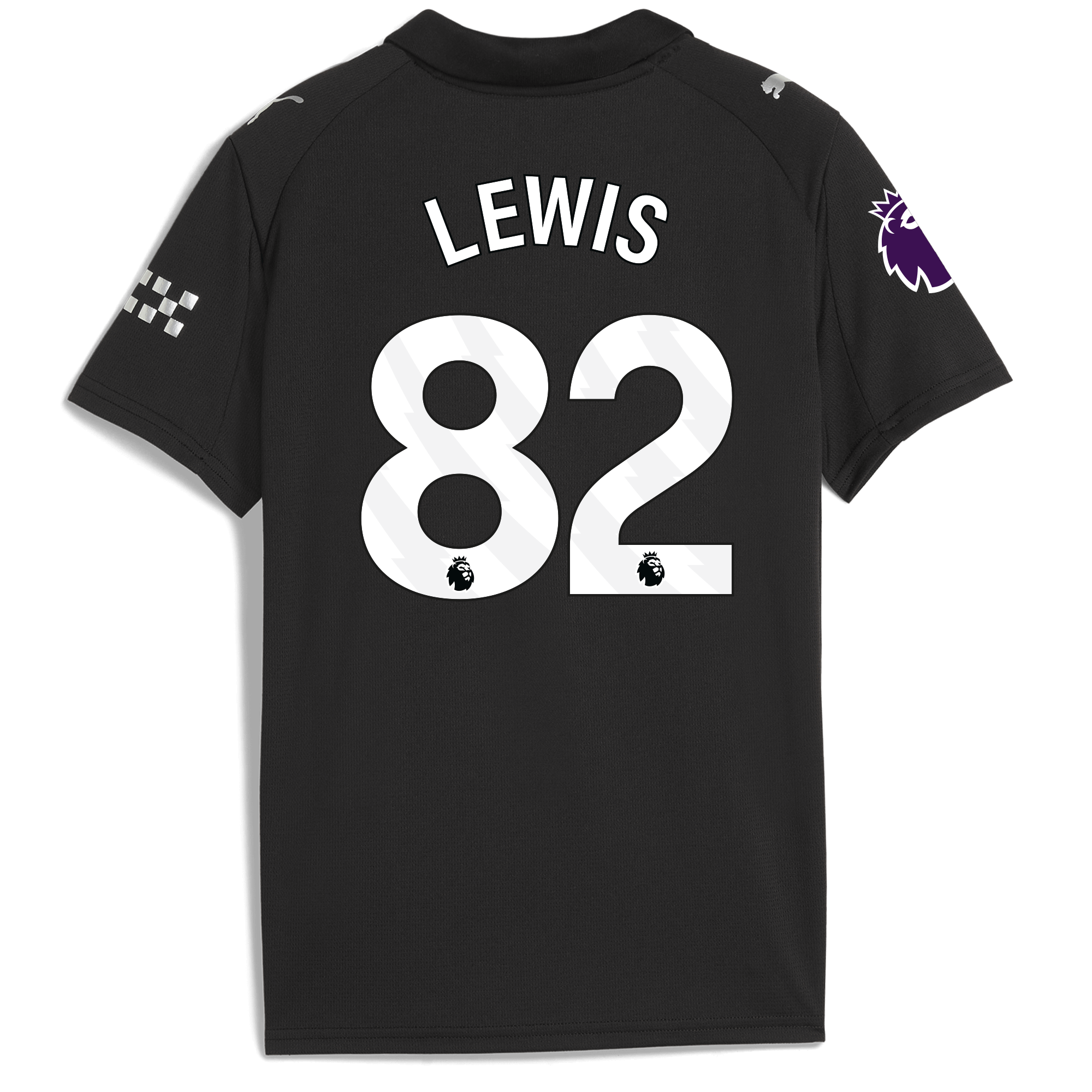 Manchester City kids manchester city premier league away jersey 202526 with lewis 82 printing Collection - ManchesterCitystore.com