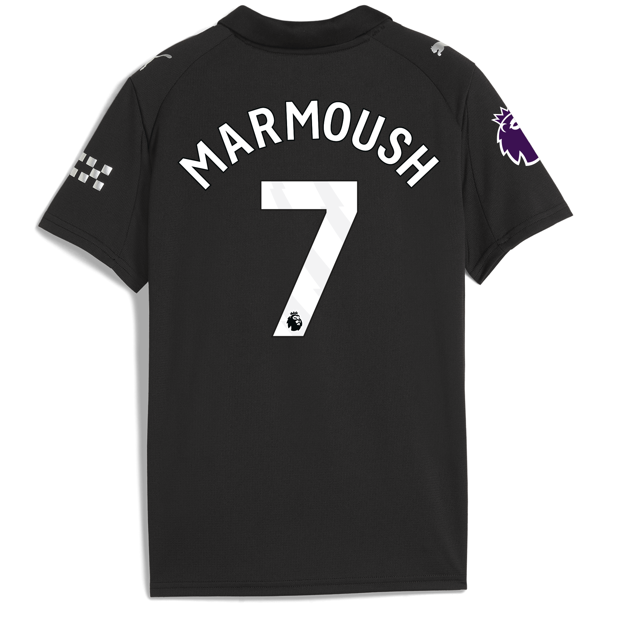 Manchester City kids manchester city premier league away jersey 202526 with marmoush 7 printing Collection - ManchesterCitystore.com