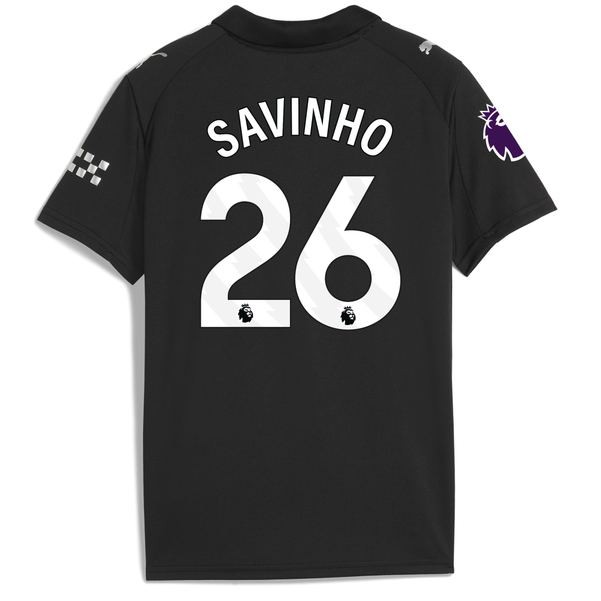 Manchester City kids manchester city premier league away jersey 202526 with savinho 26 printing Collection - ManchesterCitystore.com