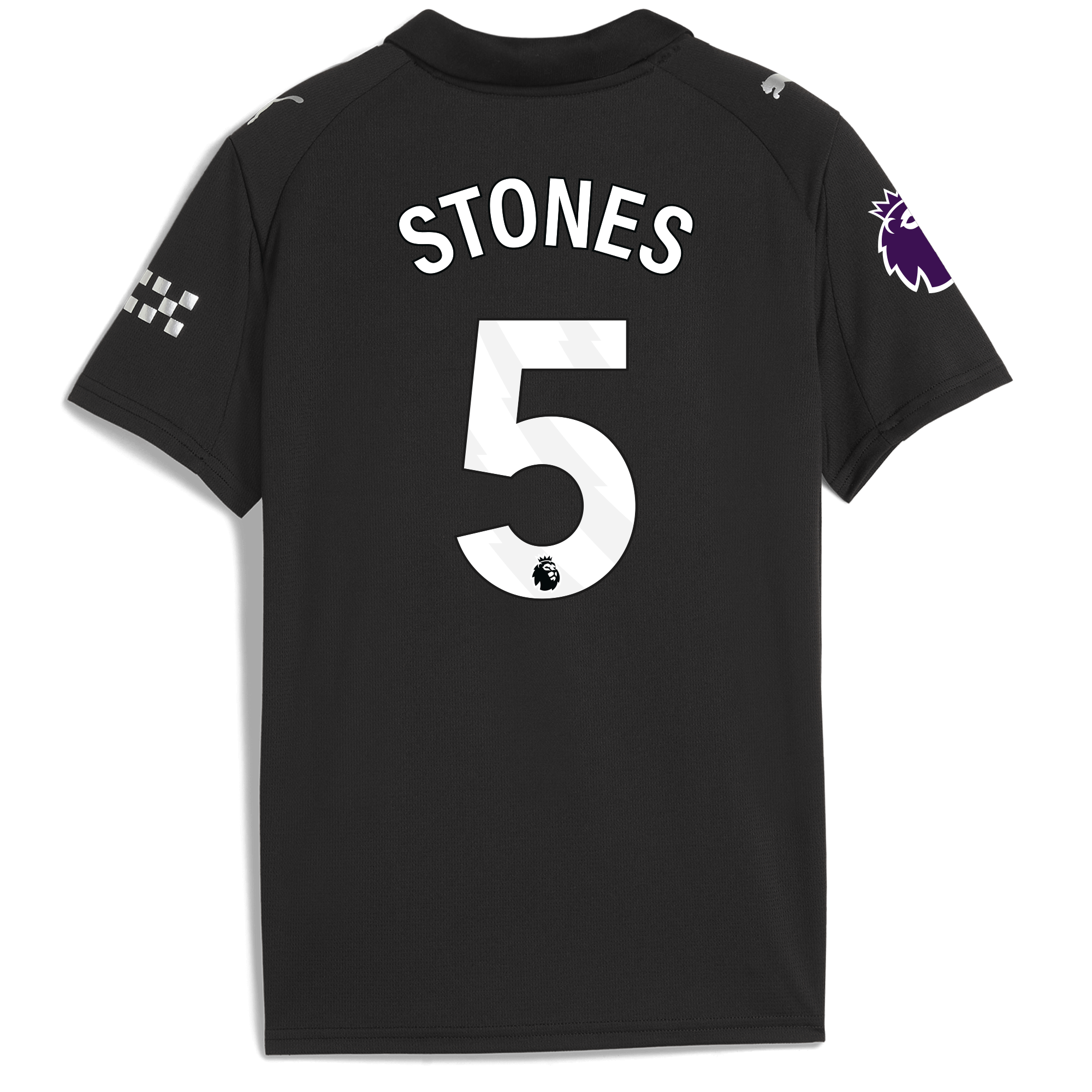 Manchester City kids manchester city premier league away jersey 202526 with stones 5 printing Collection - ManchesterCitystore.com