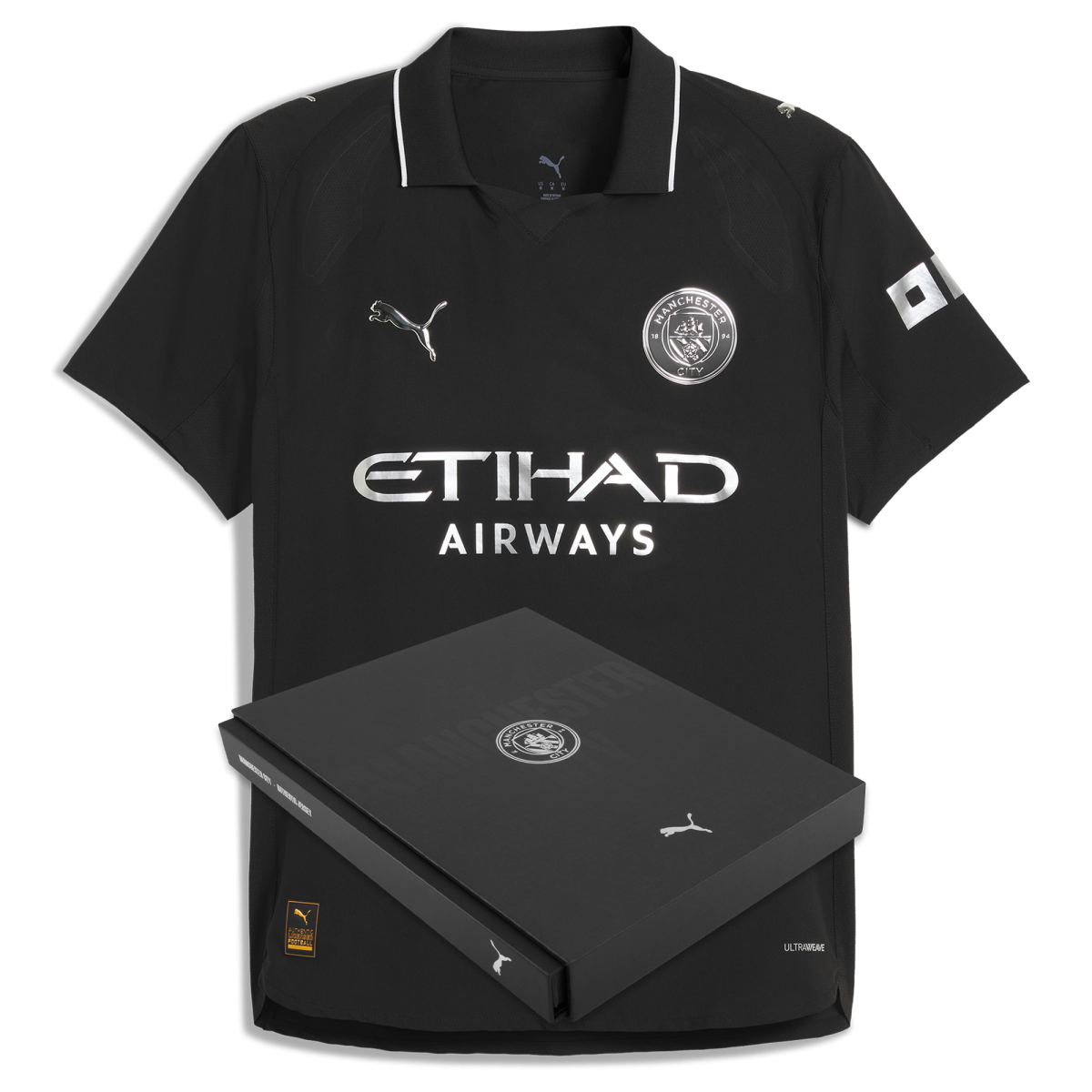 Manchester City manchester city authentic away jersey black 202526 Collection - ManchesterCitystore.com