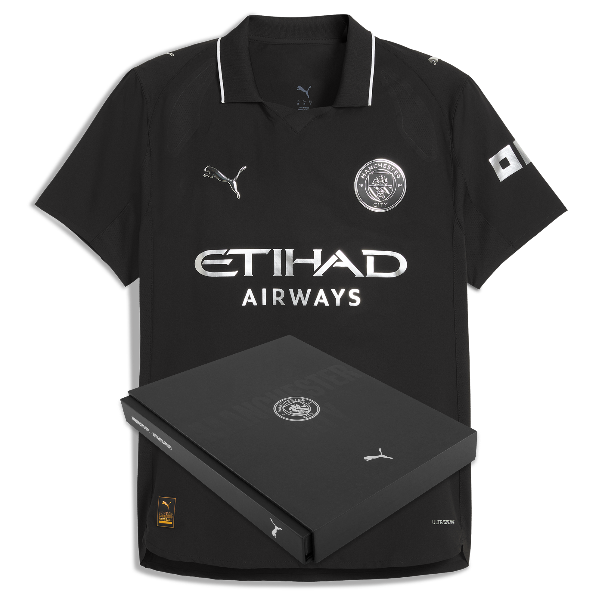 Manchester City manchester city authentic away jersey black 202526 Collection - ManchesterCitystore.com