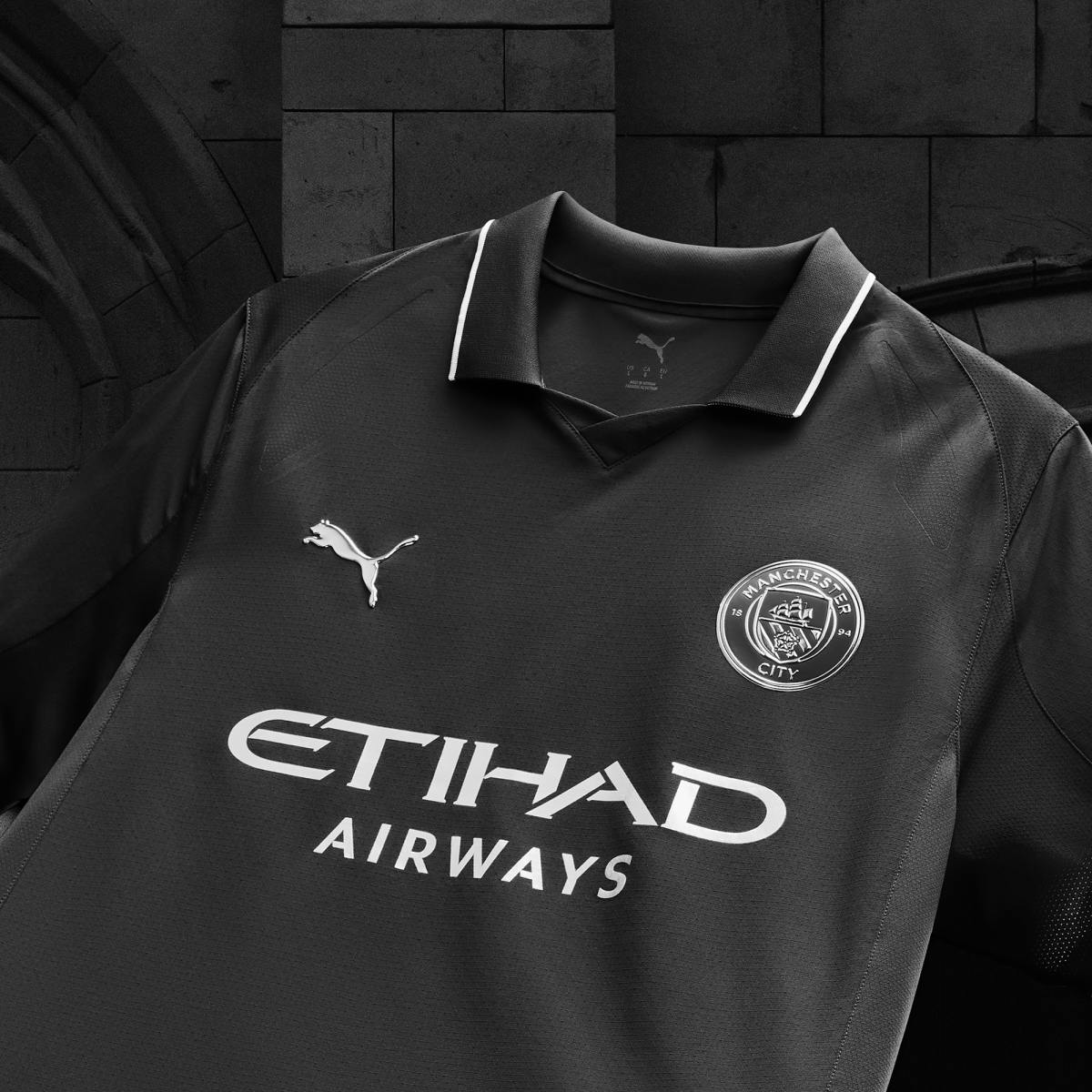 Manchester City manchester city authentic away jersey black 202526 Collection - ManchesterCitystore.com