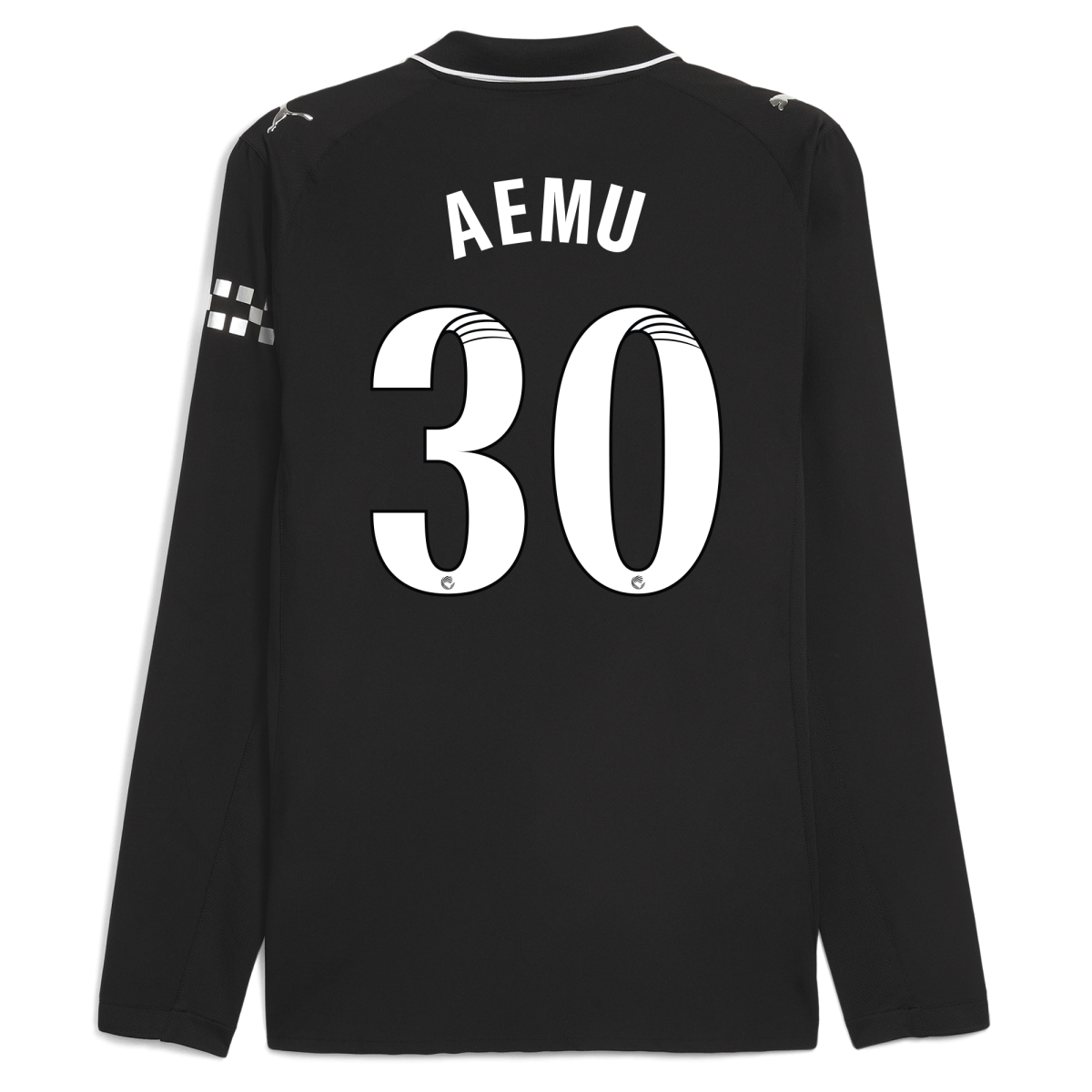 Manchester City manchester city away authentic jersey 202526 long sleeve with aemu 30 printing Collection - ManchesterCitystore.com