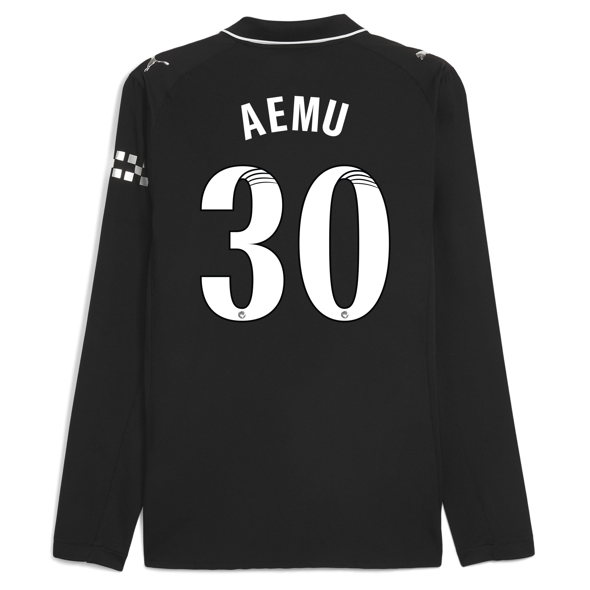 Manchester City manchester city away authentic jersey 202526 long sleeve with aemu 30 printing Collection - ManchesterCitystore.com