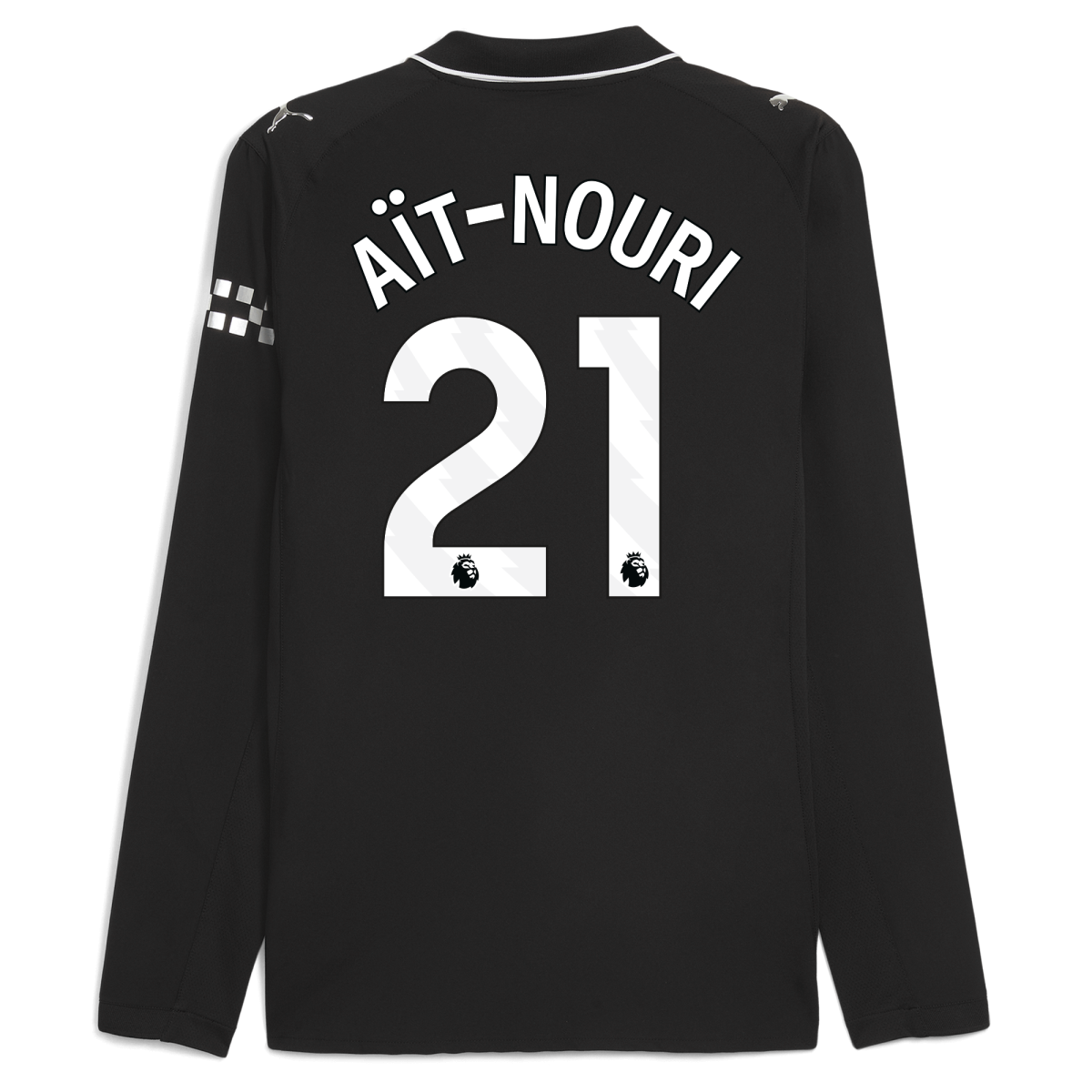 Manchester City manchester city away authentic jersey 202526 long sleeve with ait-nouri 21 printing Collection - ManchesterCitystore.com
