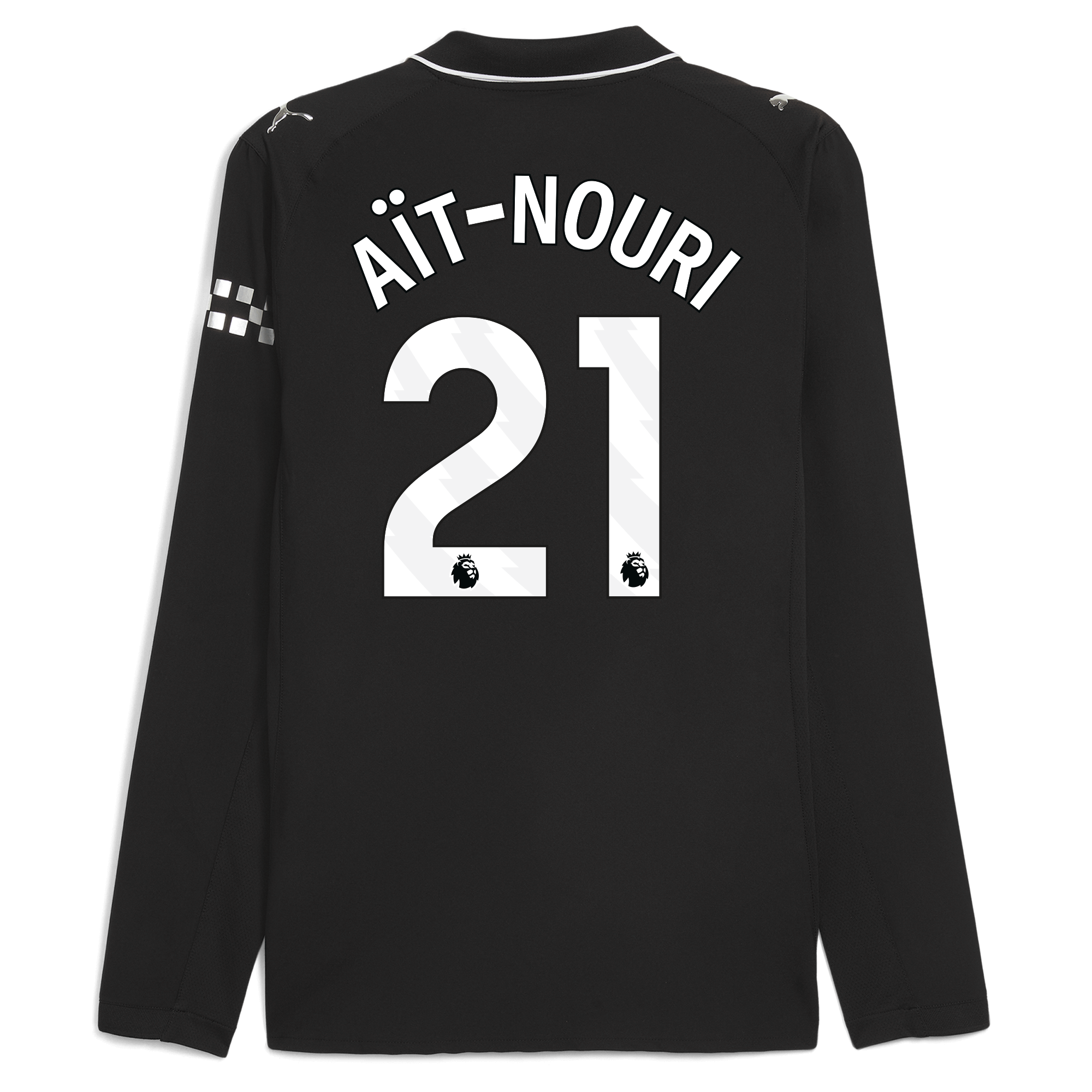 Manchester City manchester city away authentic jersey 202526 long sleeve with ait-nouri 21 printing Collection - ManchesterCitystore.com