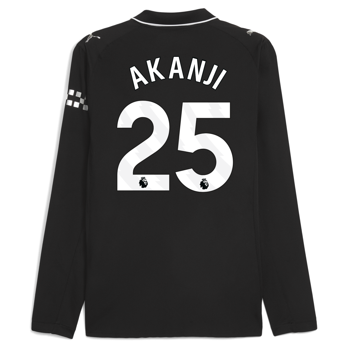 Manchester City manchester city away authentic jersey 202526 long sleeve with akanji 25 printing Collection - ManchesterCitystore.com