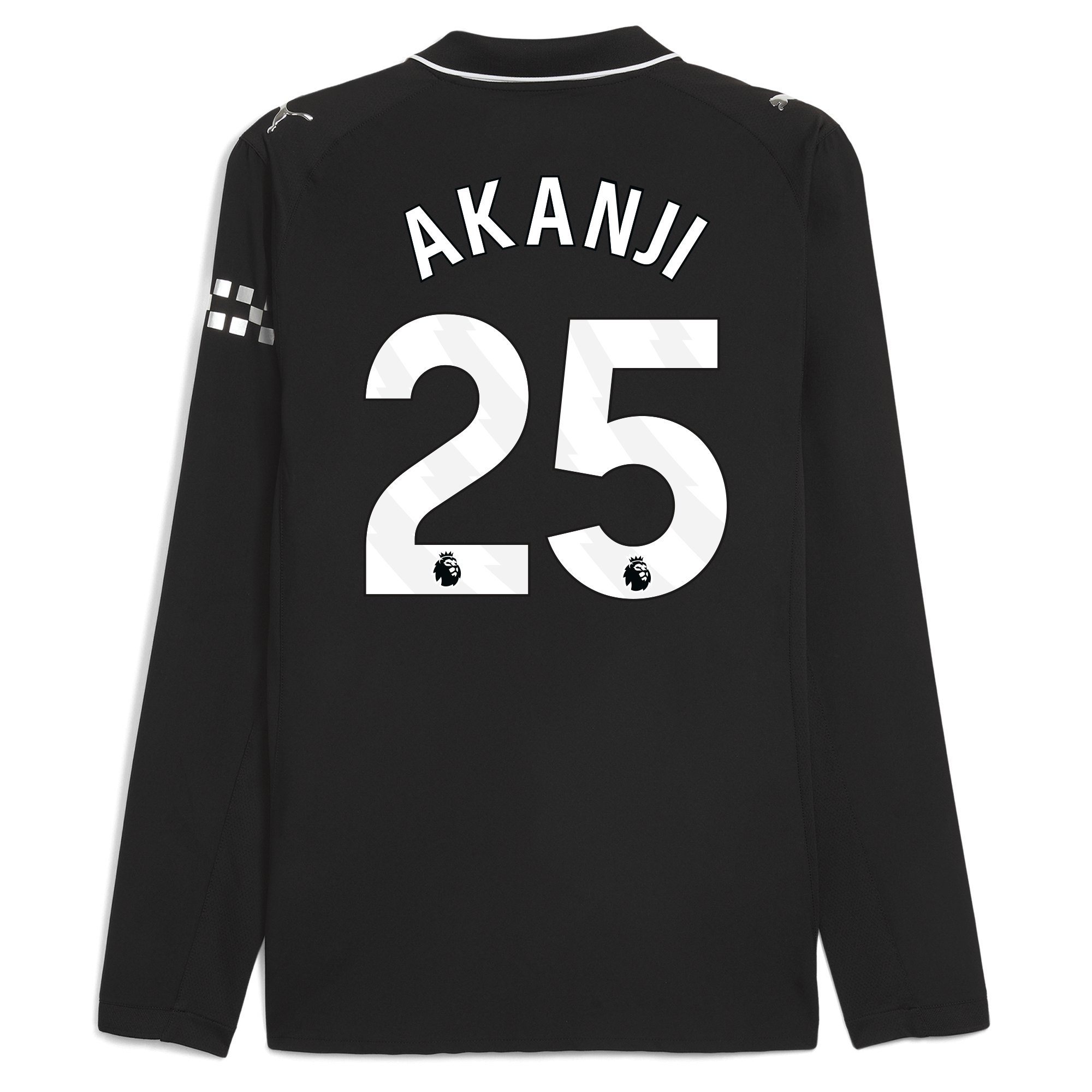 Manchester City manchester city away authentic jersey 202526 long sleeve with akanji 25 printing Collection - ManchesterCitystore.com